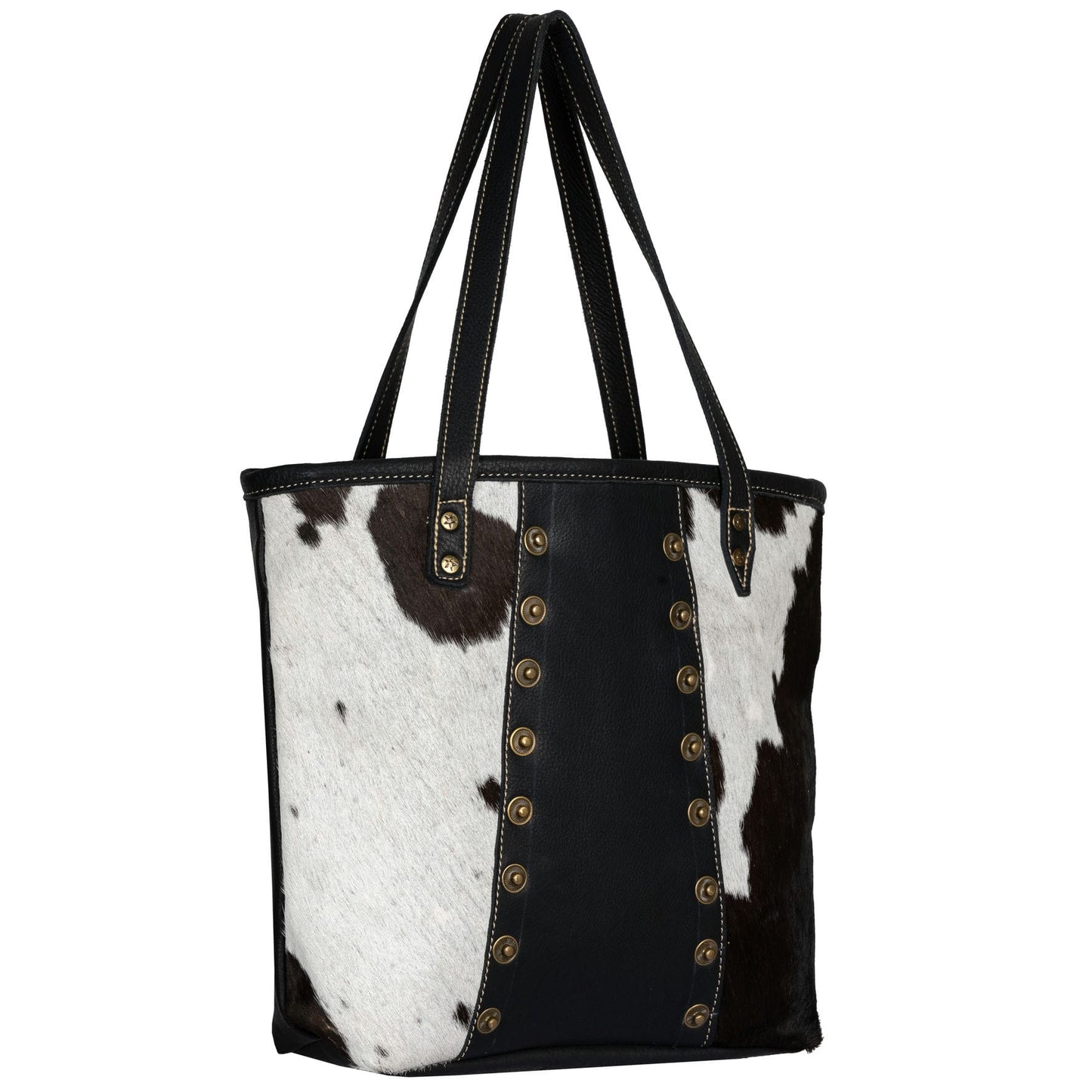 Hair On Hide Leather Tote