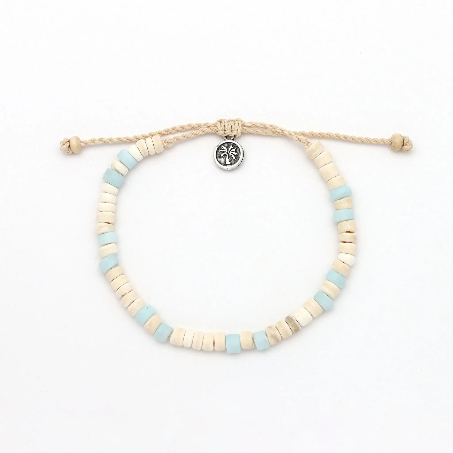 Samosir Natural Beaded Surf Bracelet