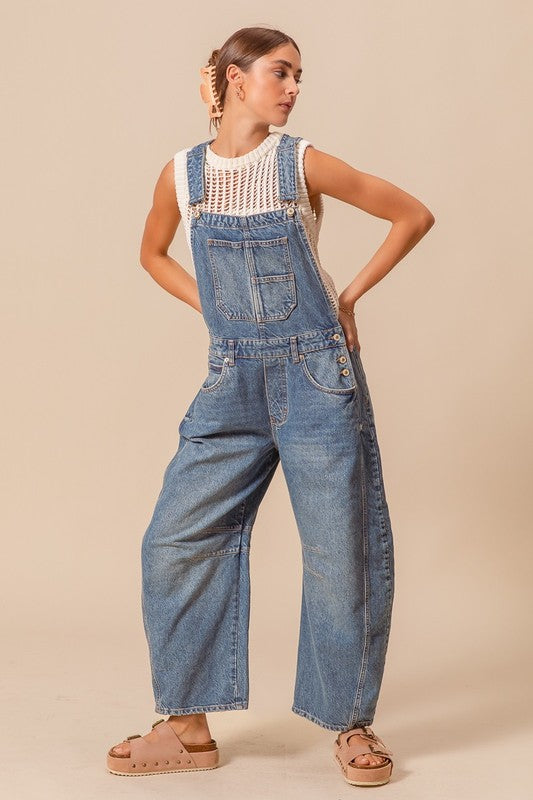 So Me Barrel Overalls