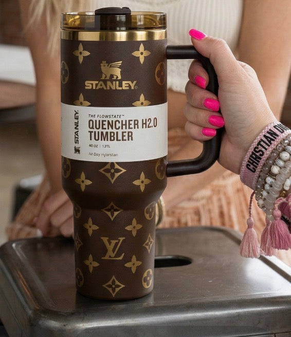 LV Dupe Stanley Tumbler