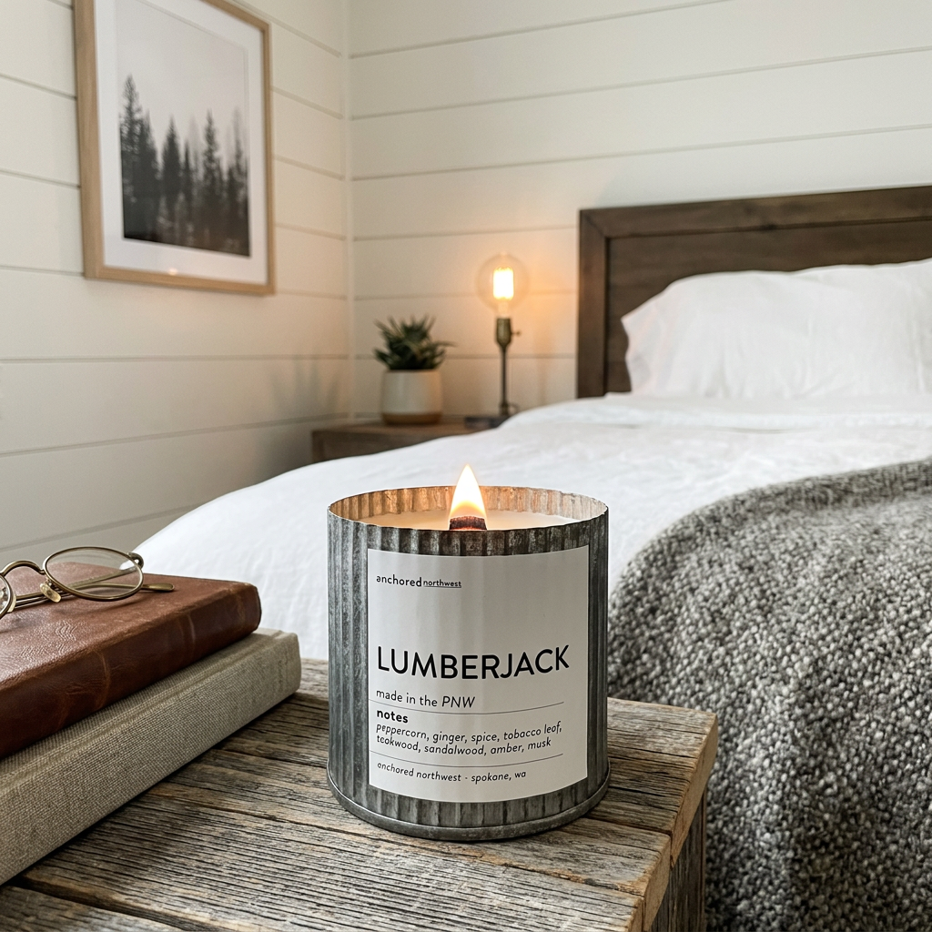 Lumberjack | Rugged Woodsy Wood Wick Candle