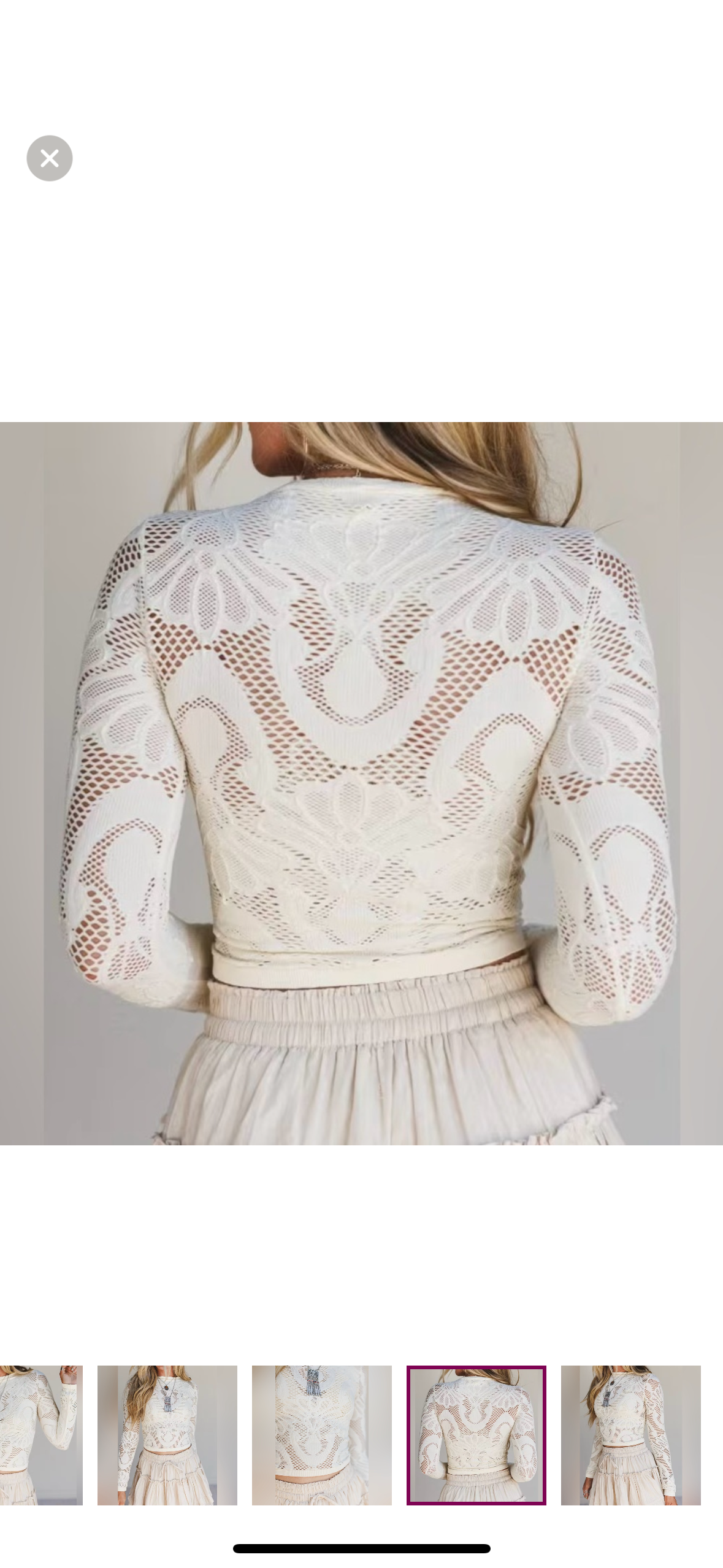 Knit Seamless Jacquard Mock Neck Long Sleeve Top