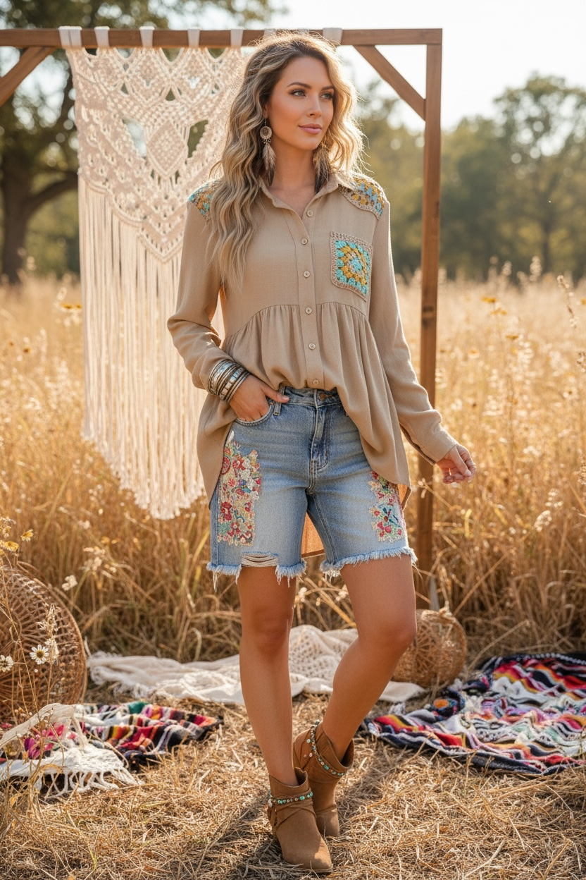 UMGEE Granny Tile Blouse