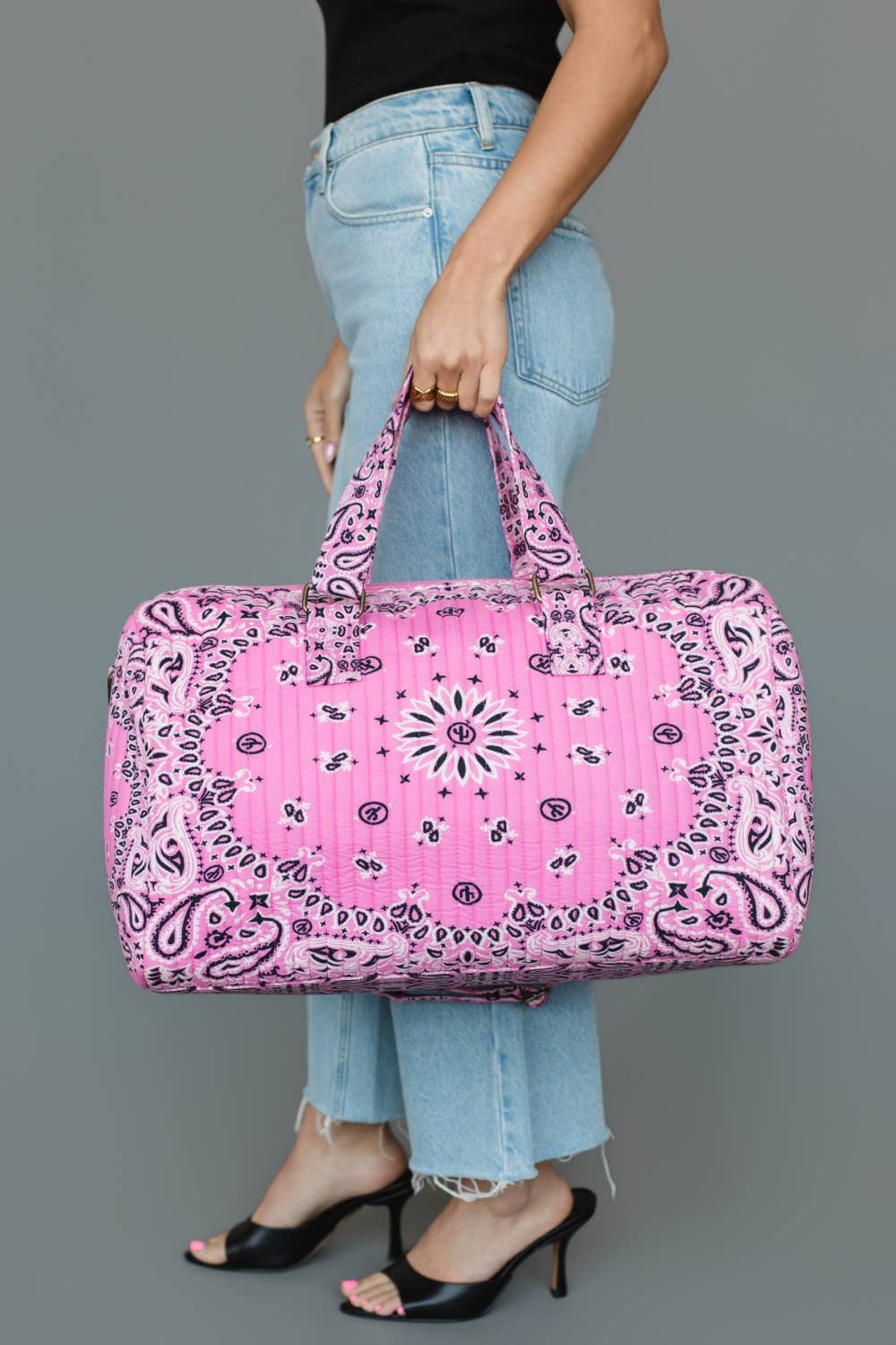 Pink Bandana Duffel