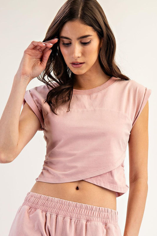 Eesome Wrap Crop Top