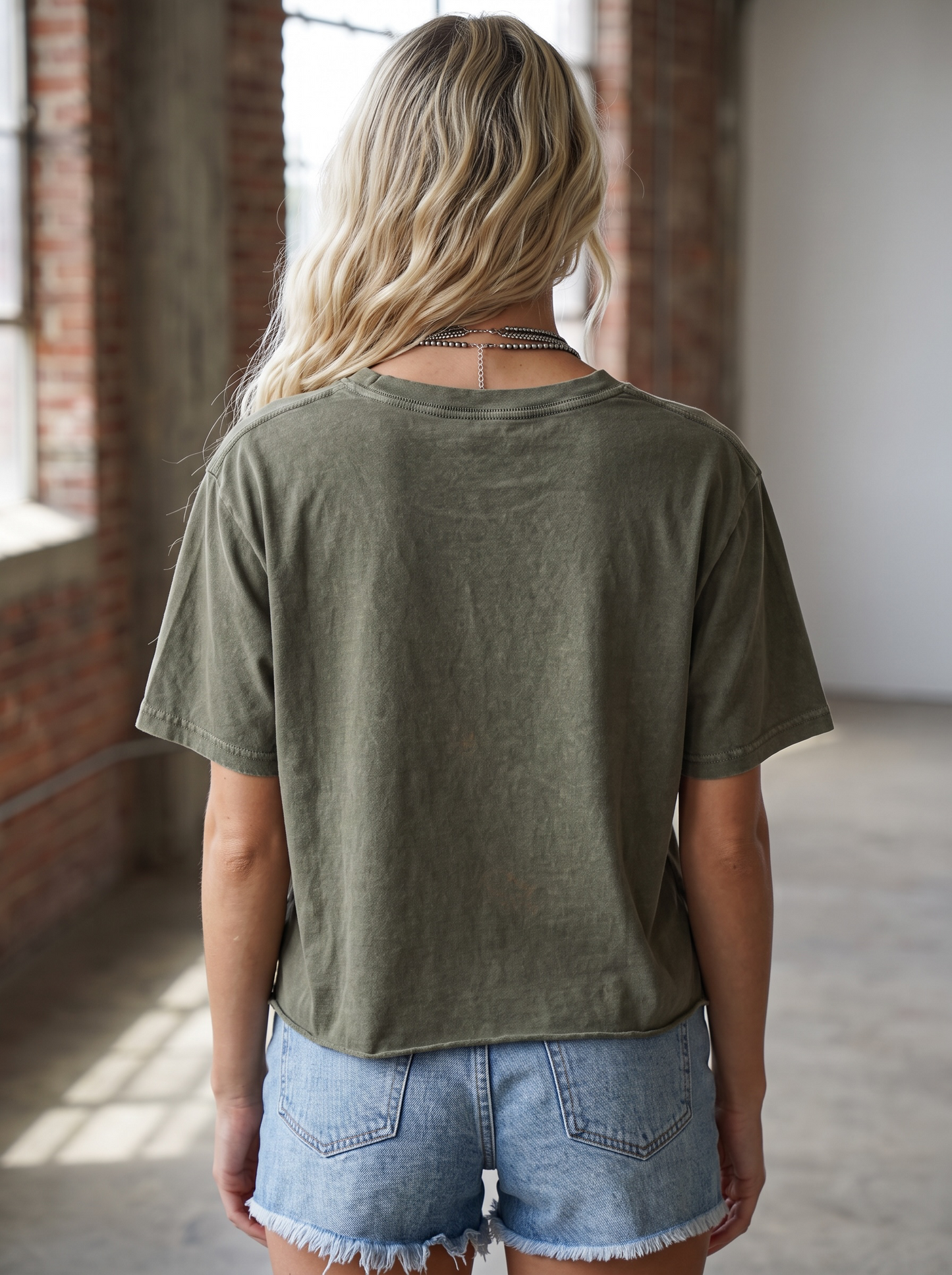 Free Bird Graphic Crop Tee