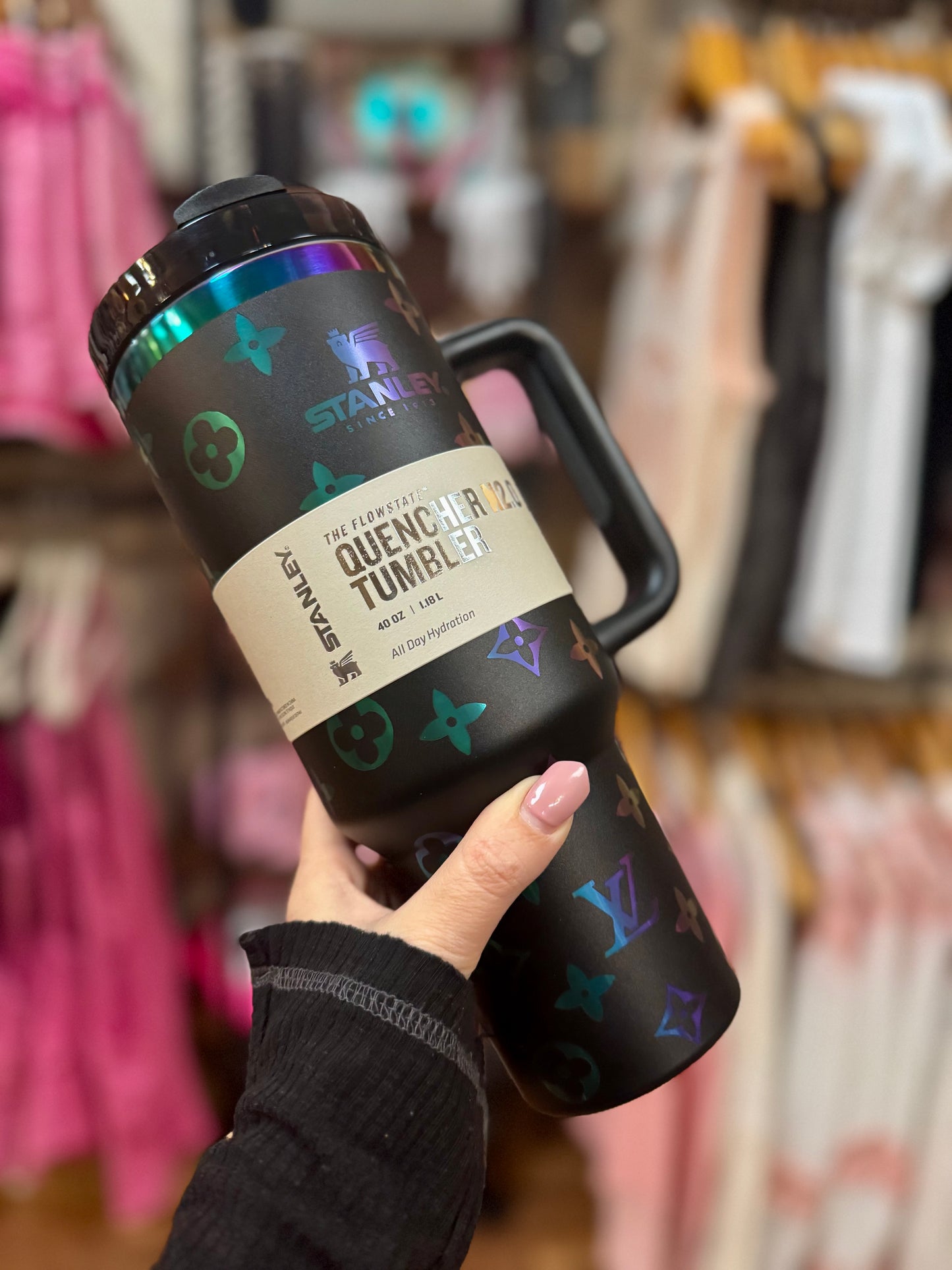 LV Dupe Stanley Tumbler