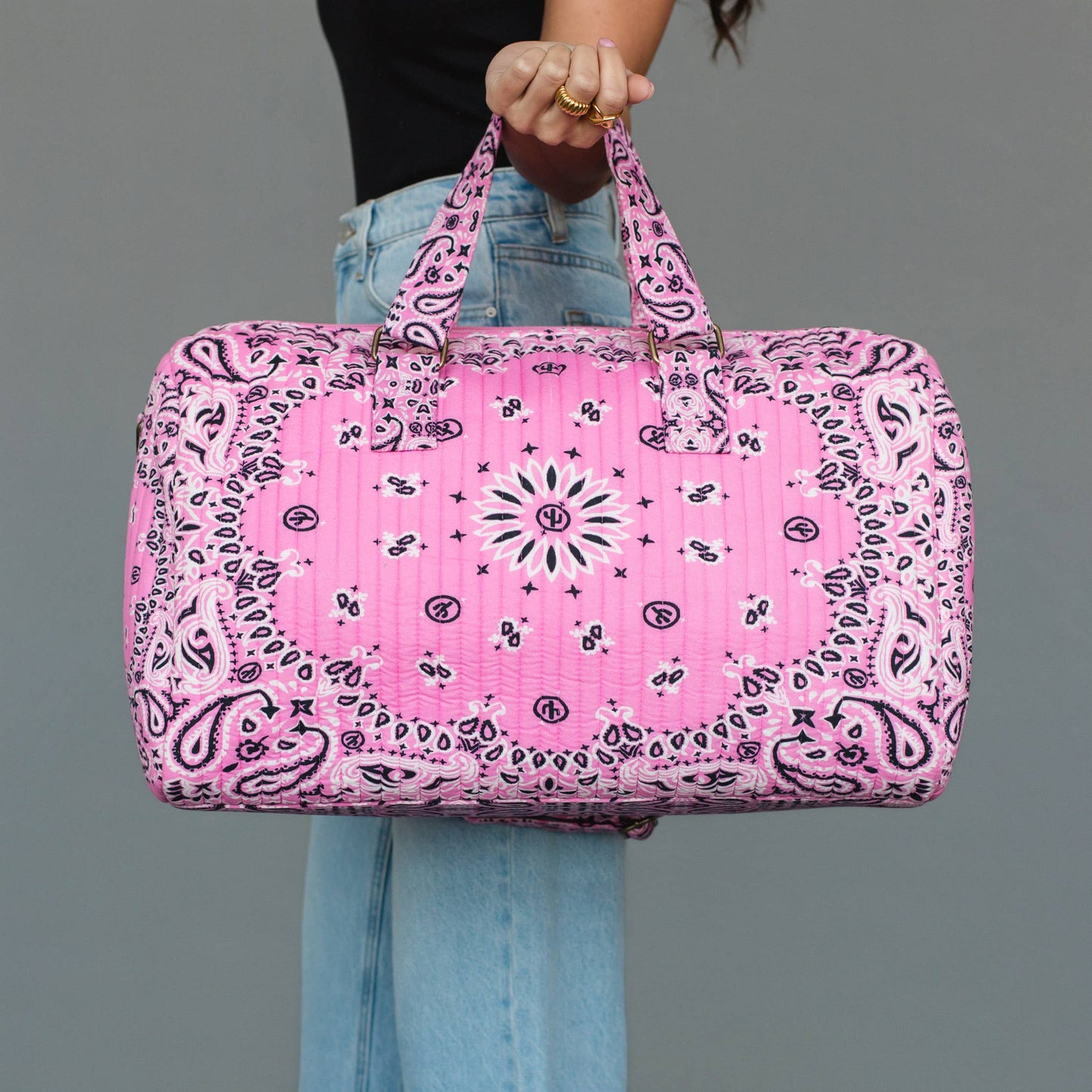 Pink Bandana Duffel
