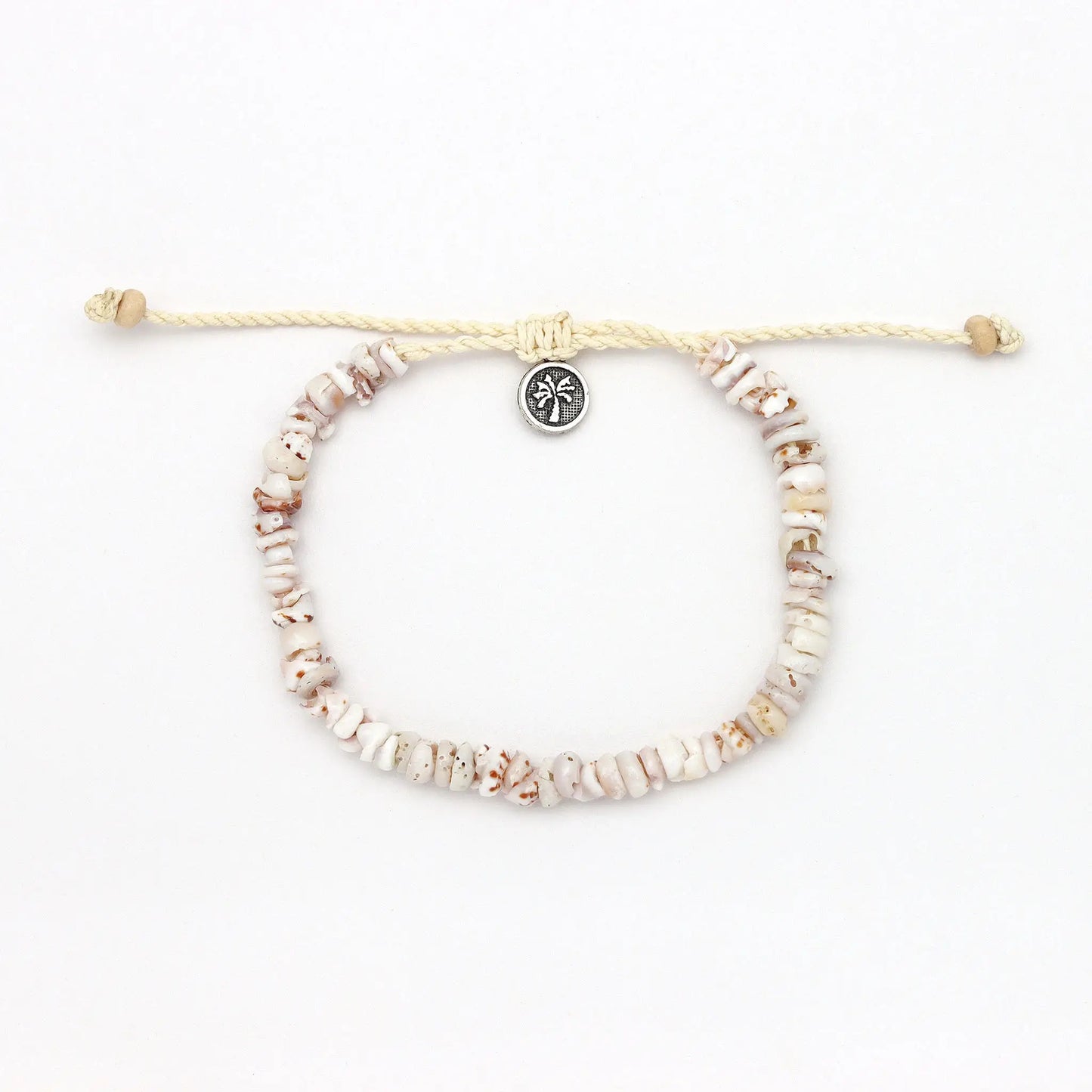 Enu Island Beaded Bracelet, Adjustable Surf Bracelet
