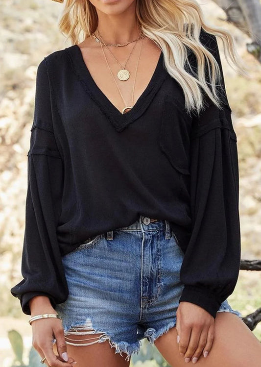 Drape Pocket Top