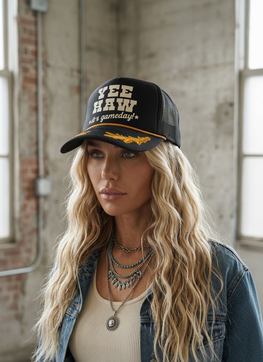 Yeehaw It’s Game Day Trucker Hat