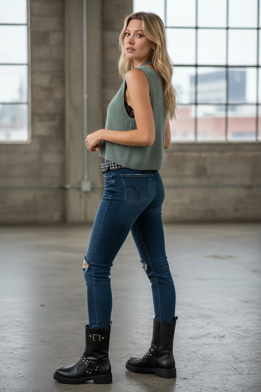 Hook & Eye Sweater Vest