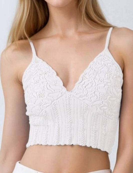 Nikibiki Lace Textured Bralette