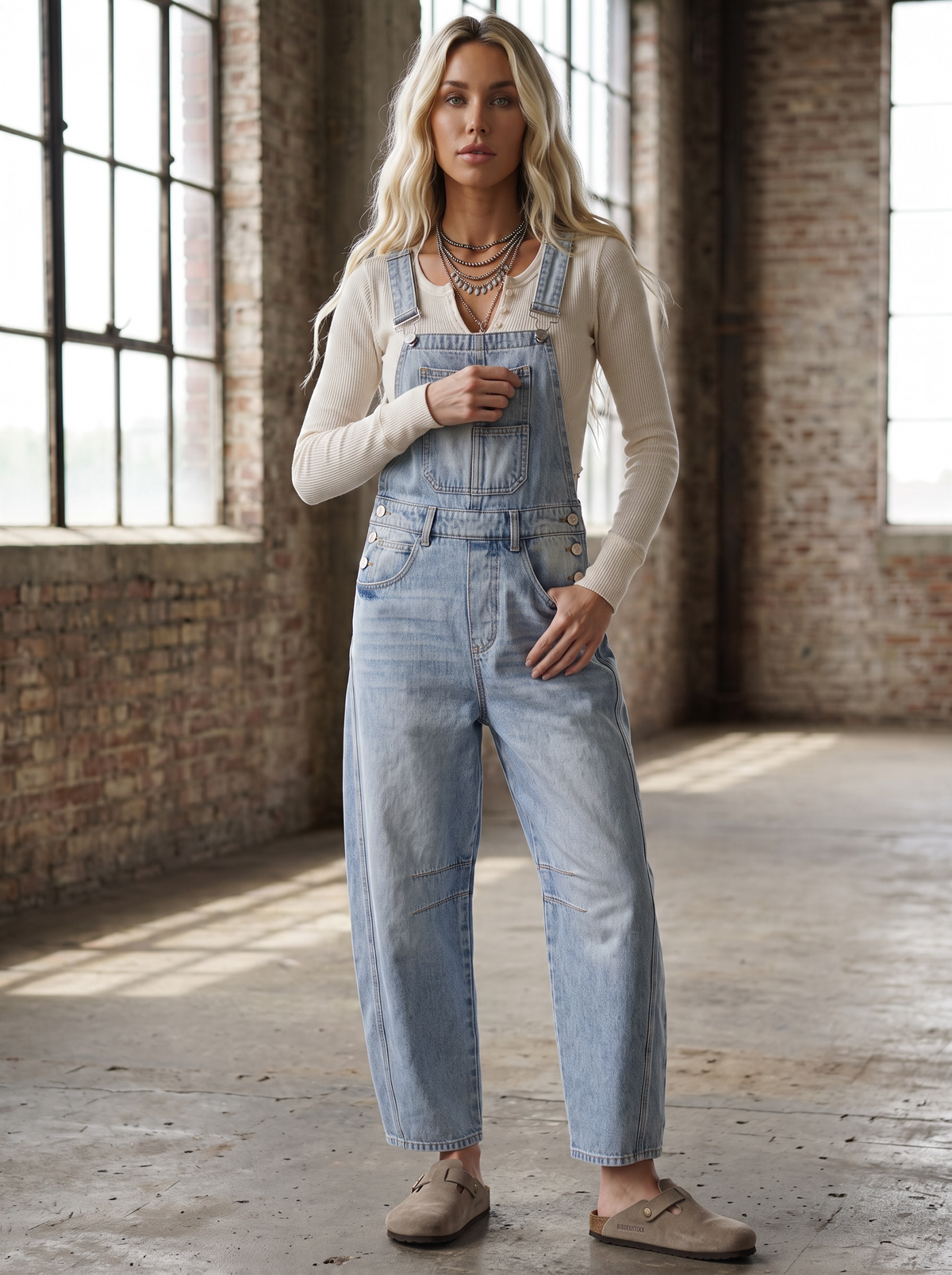 Bluivy Barrel Overalls