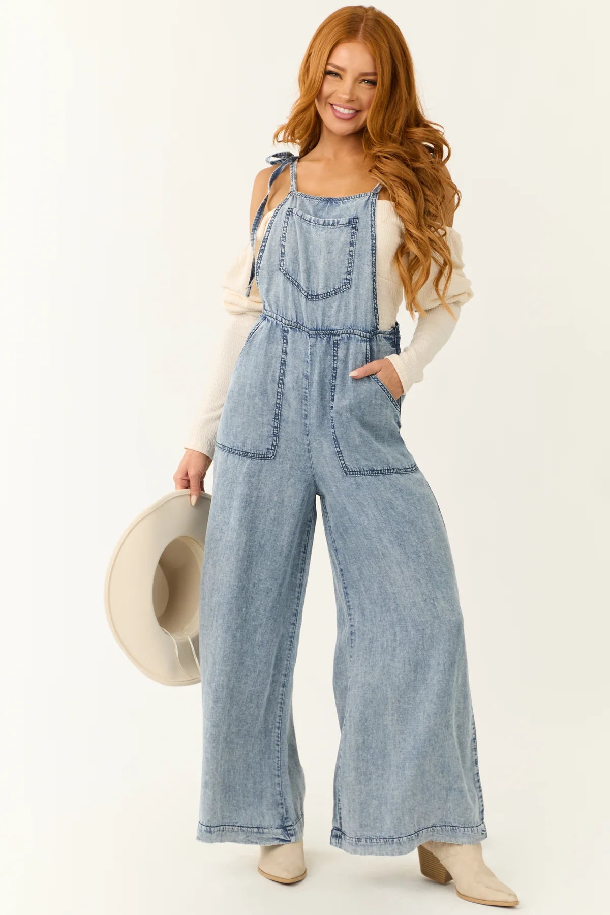 Eesome Acid Washed Overalls