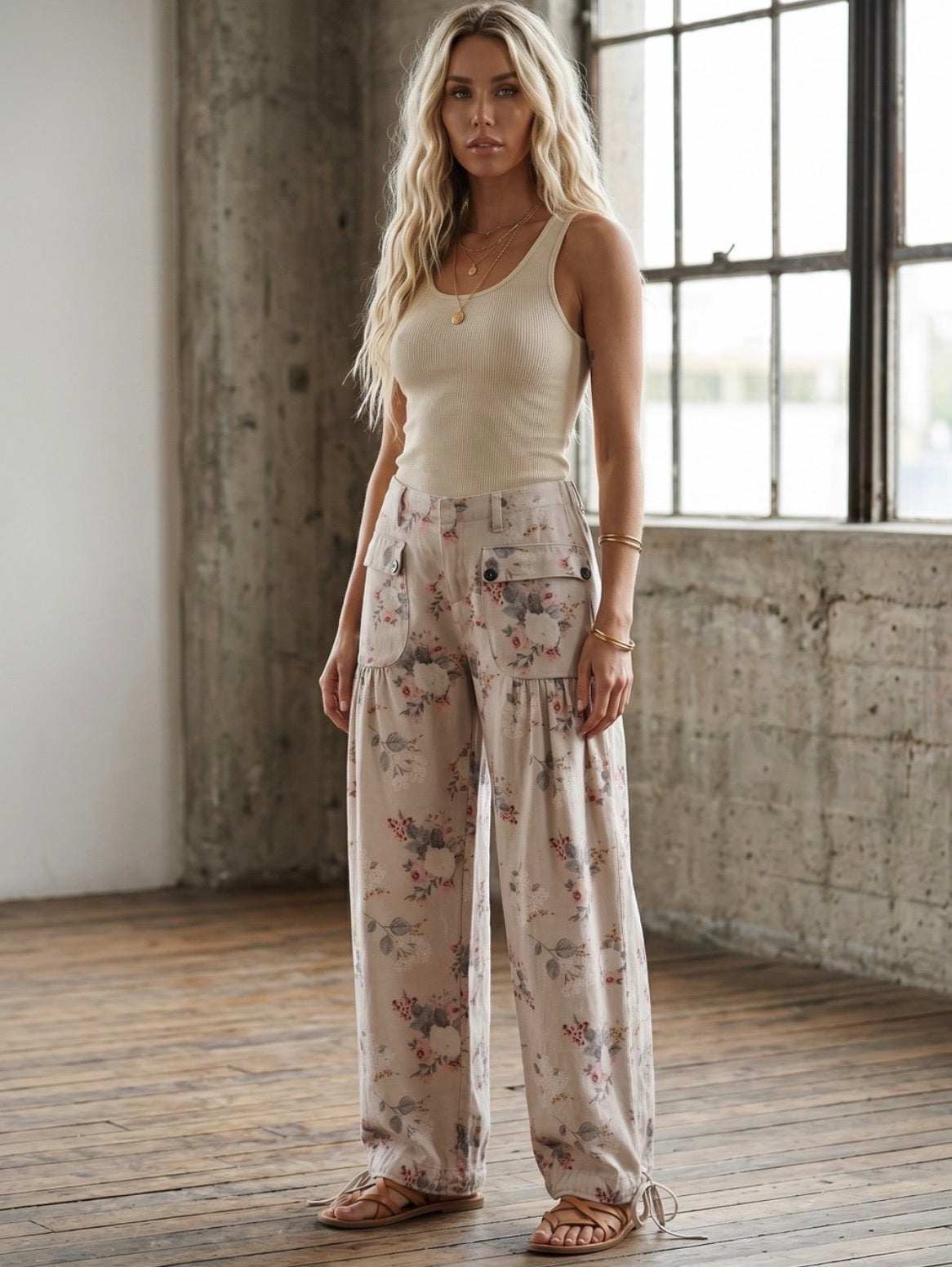Bibi Floral Pants