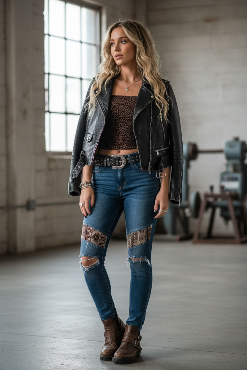 Nikibiki Leopard Tube Top