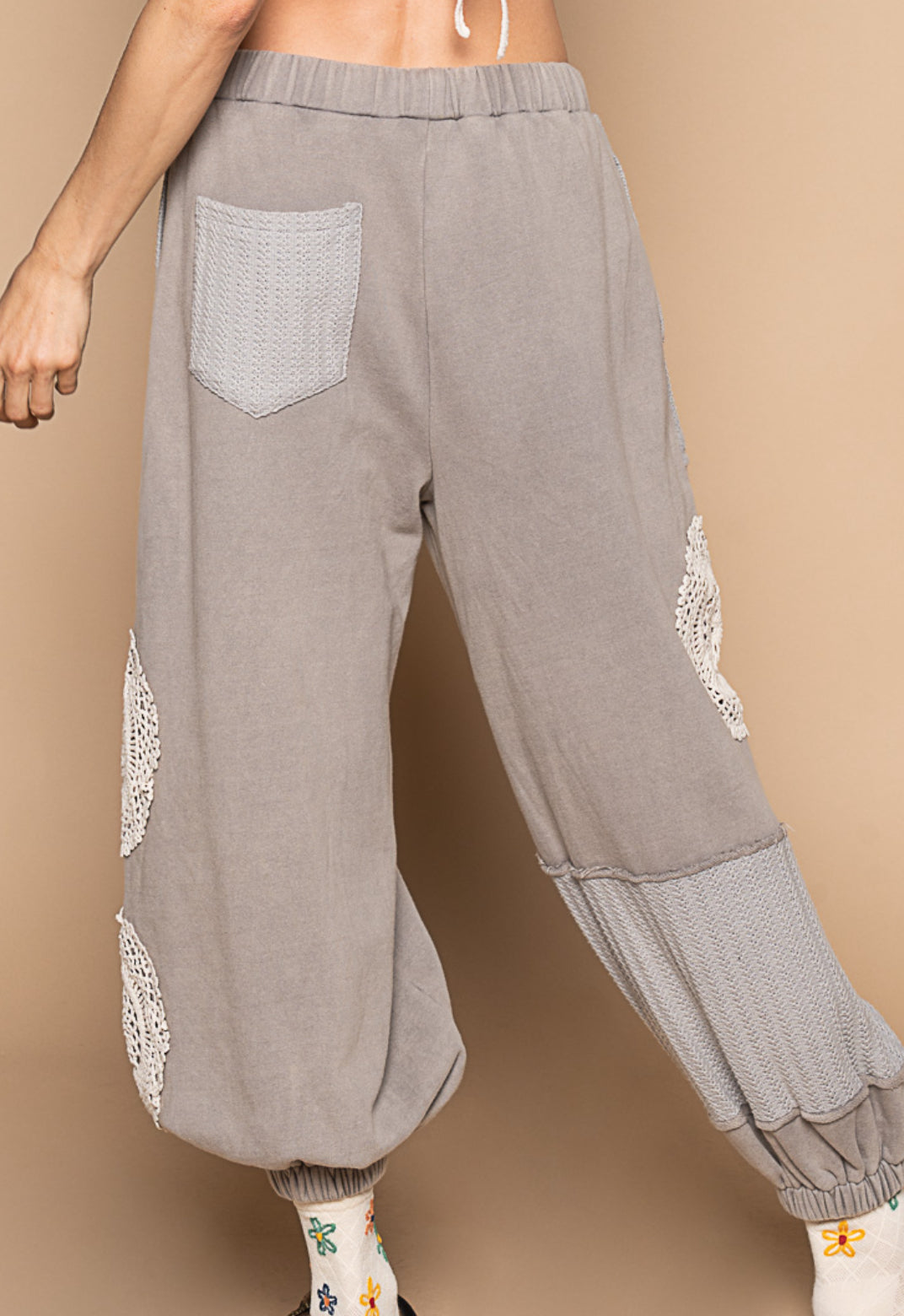 POL Doily Crochet Jogger