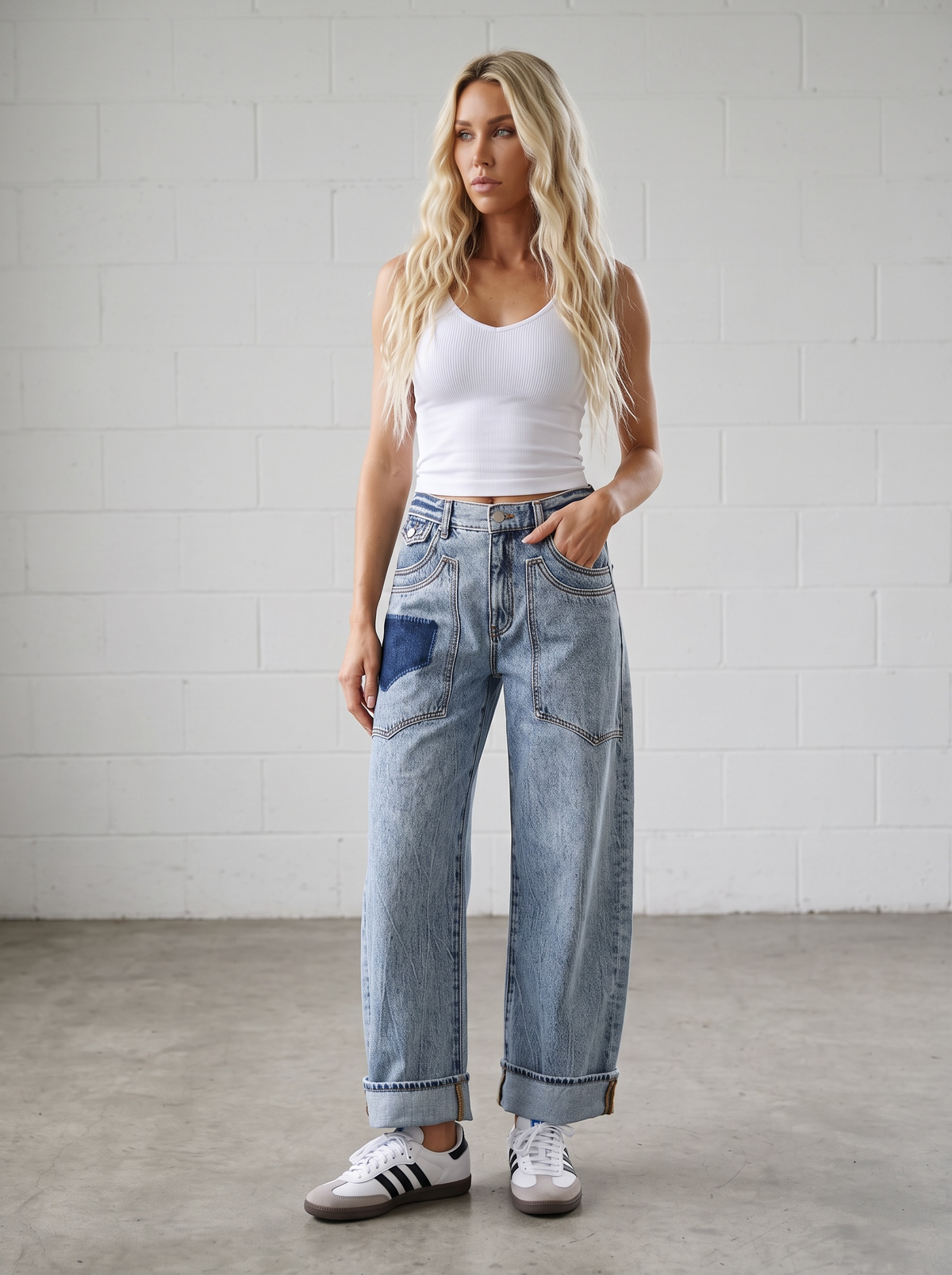 PREORDER- Saige Barrel Jeans