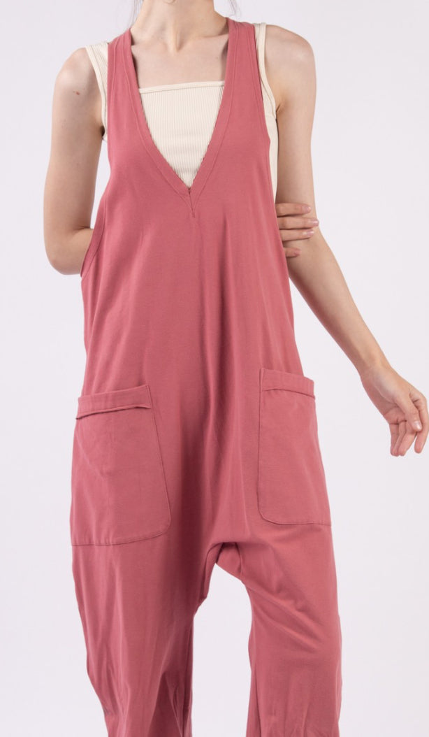 Very J Harem Jumpsuit