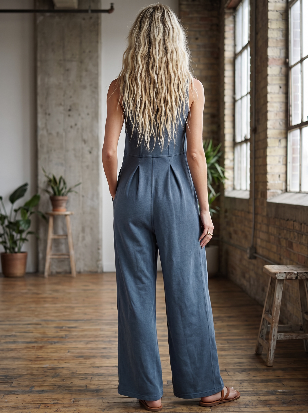 Eesome Mineral Washed Jumpsuit