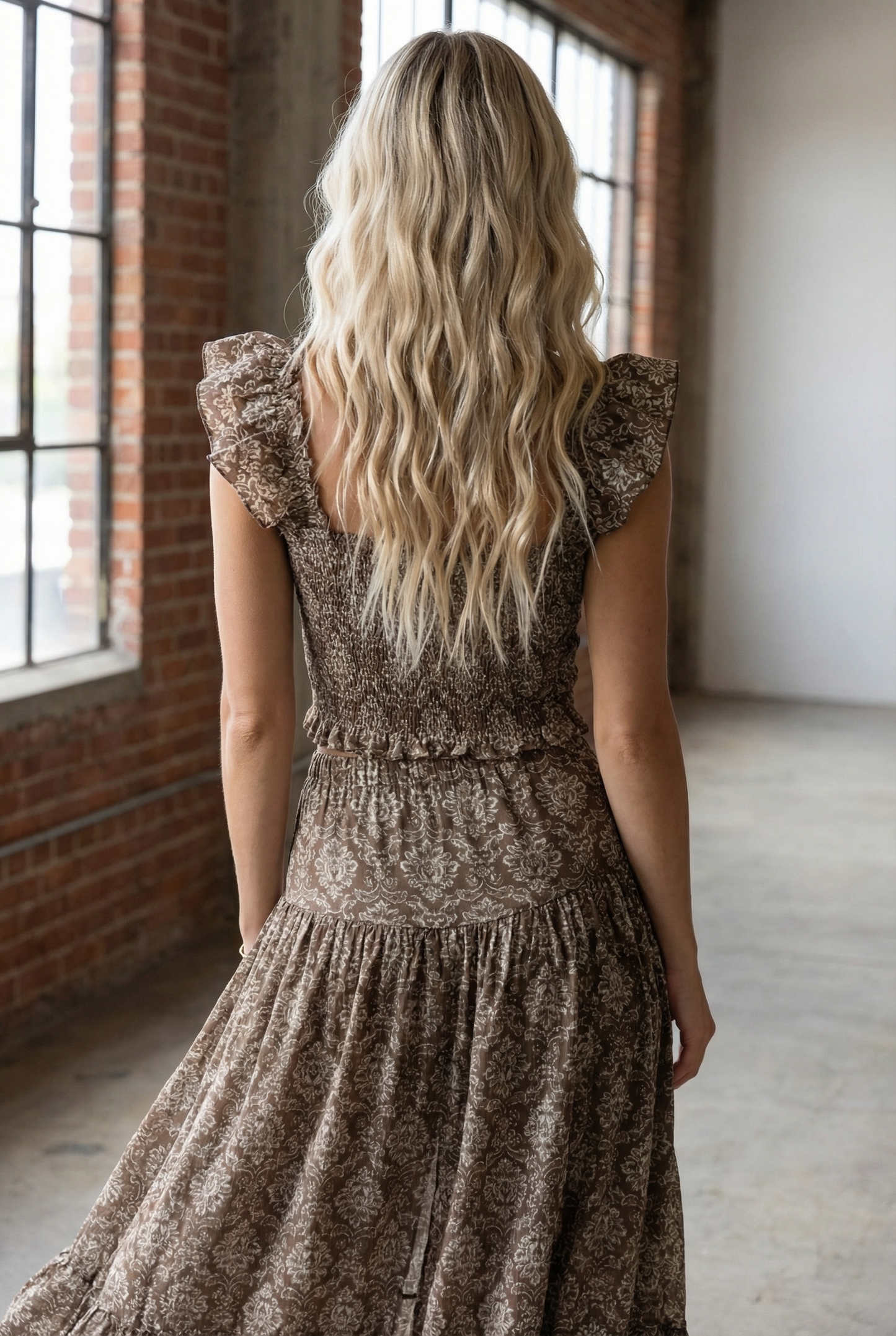 Promesa Smocked Crop Top