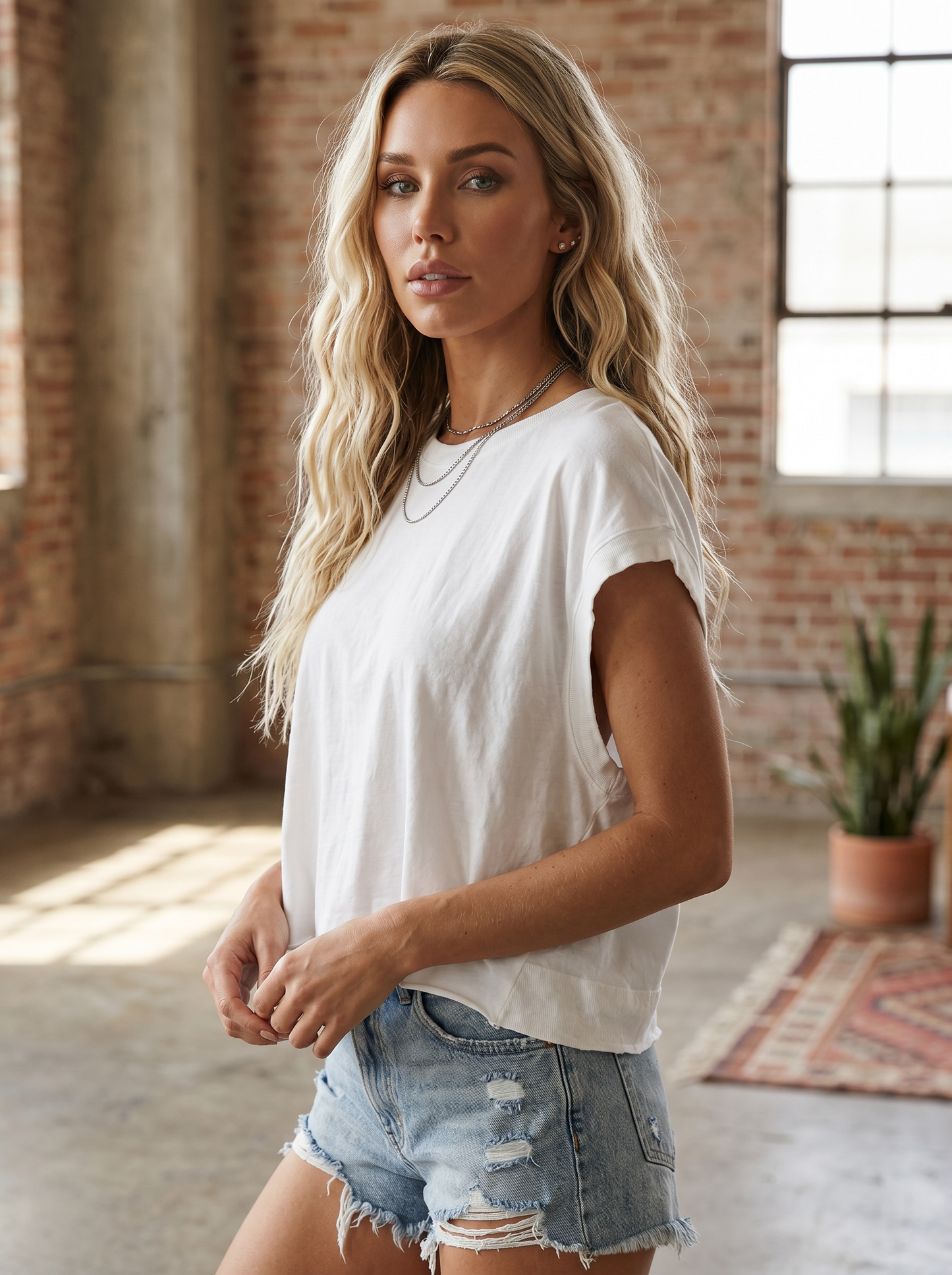 Open Back Crop Tee
