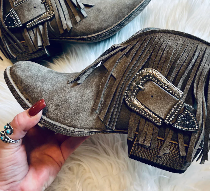 Very G Billie Buckle Booties