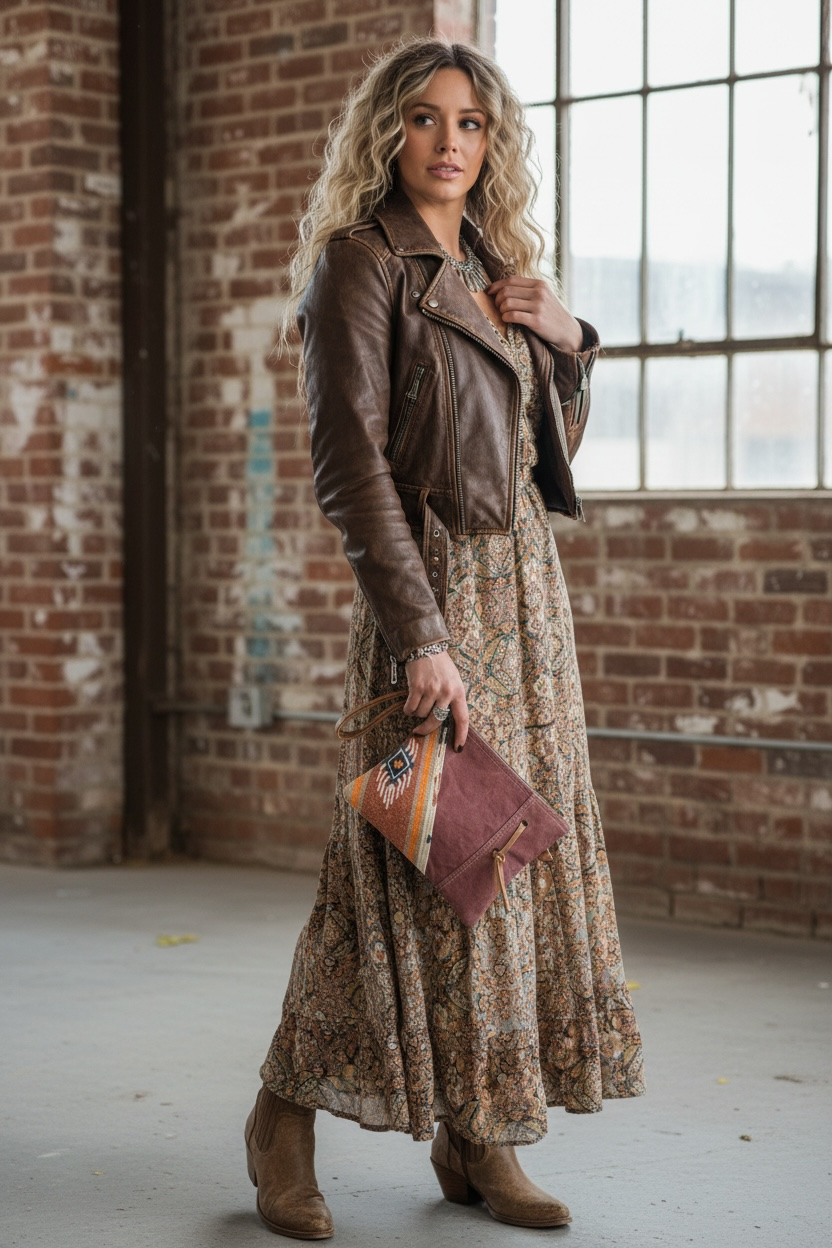 Aztec Wristlet Pouch