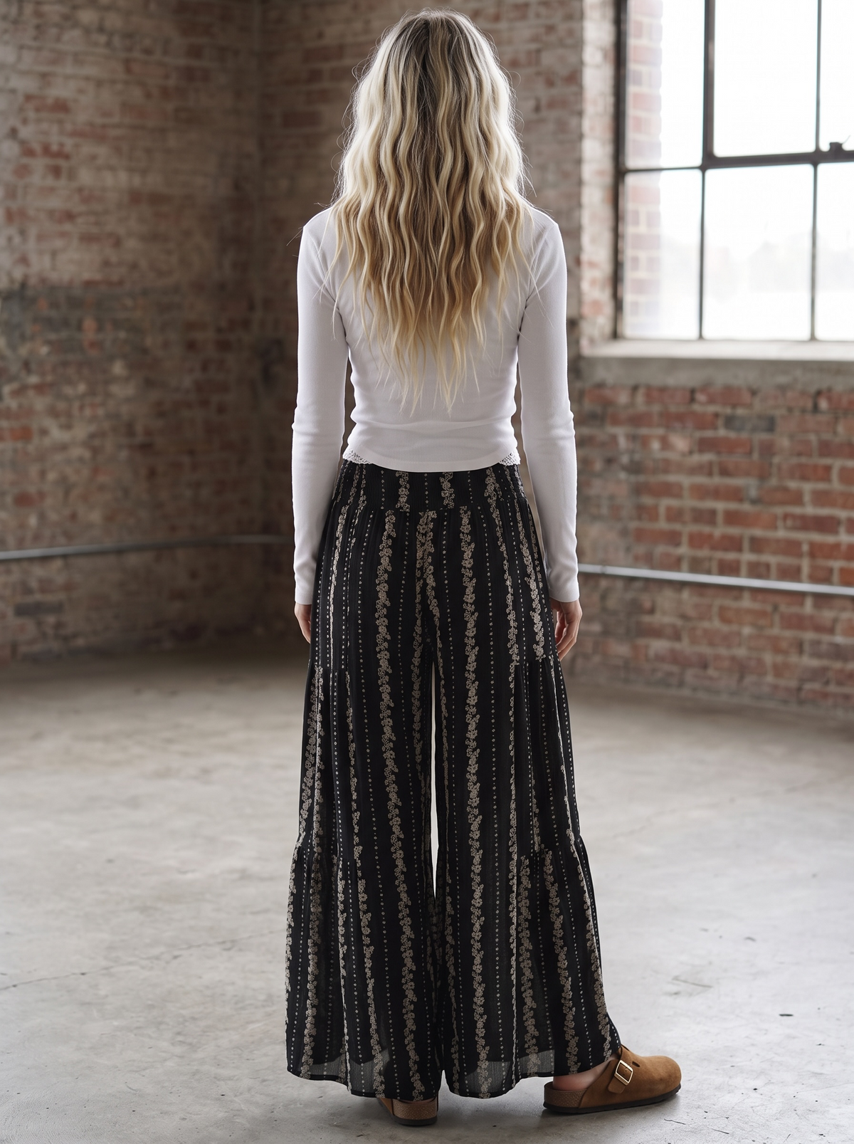 Angie Floral Print Pants