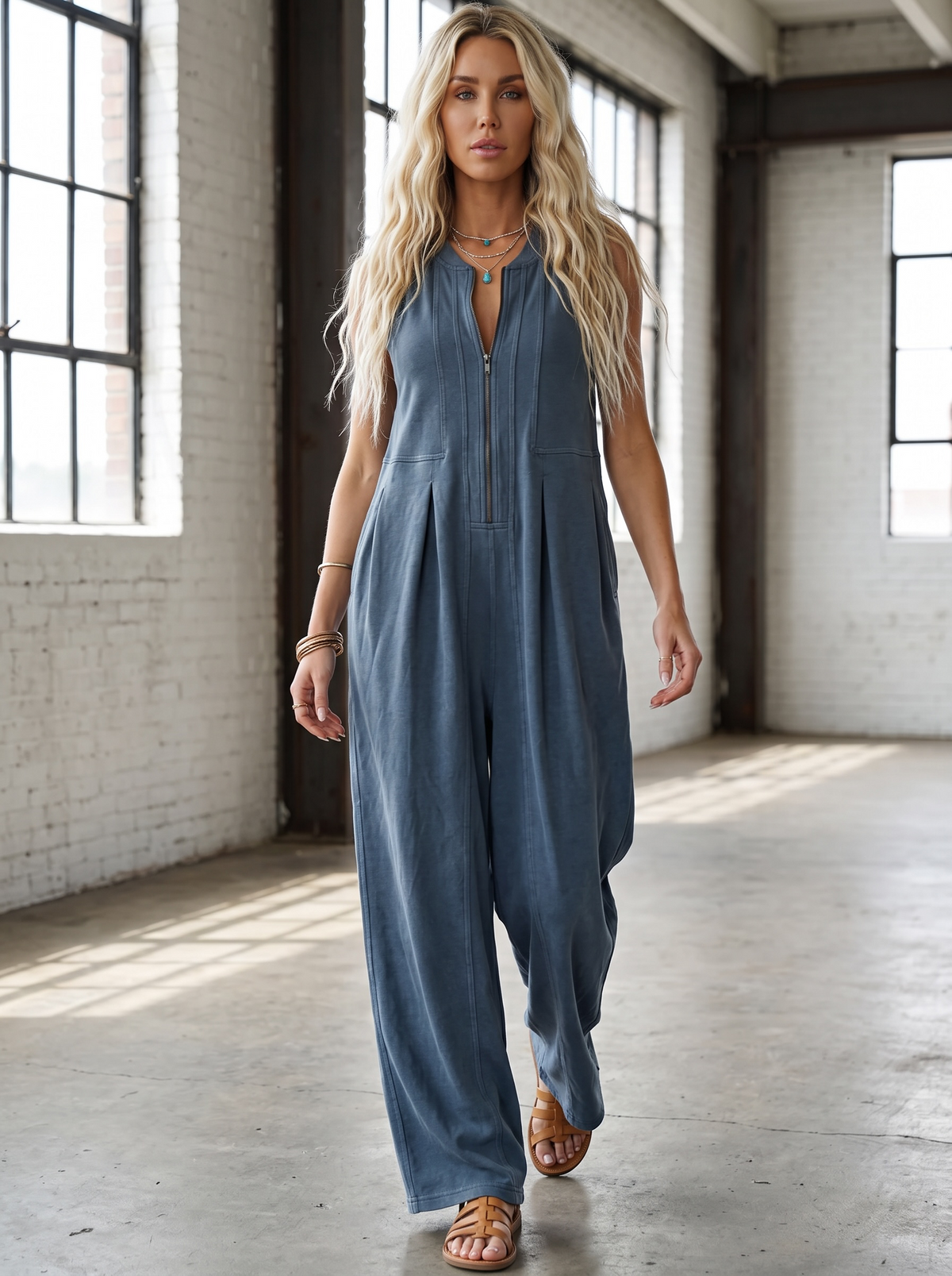 Eesome Mineral Washed Jumpsuit