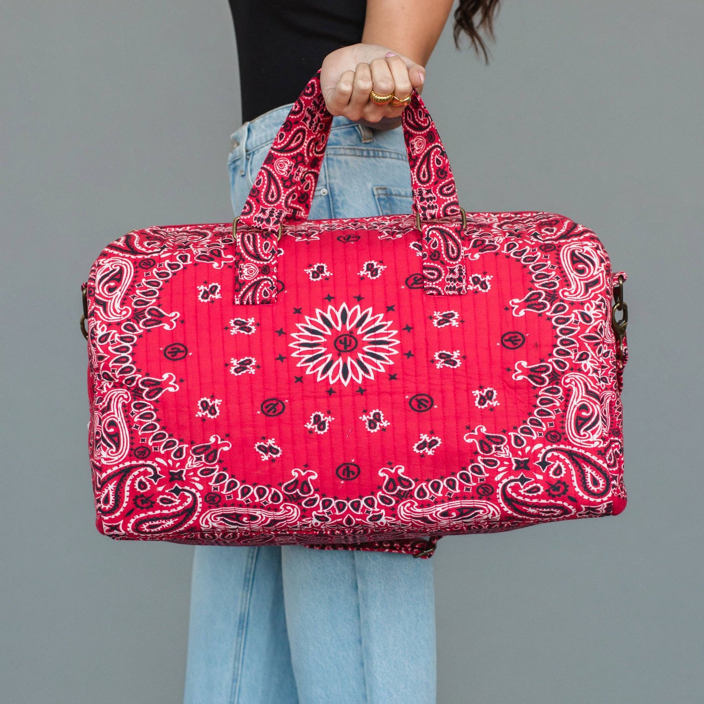 Red Bandana Duffel