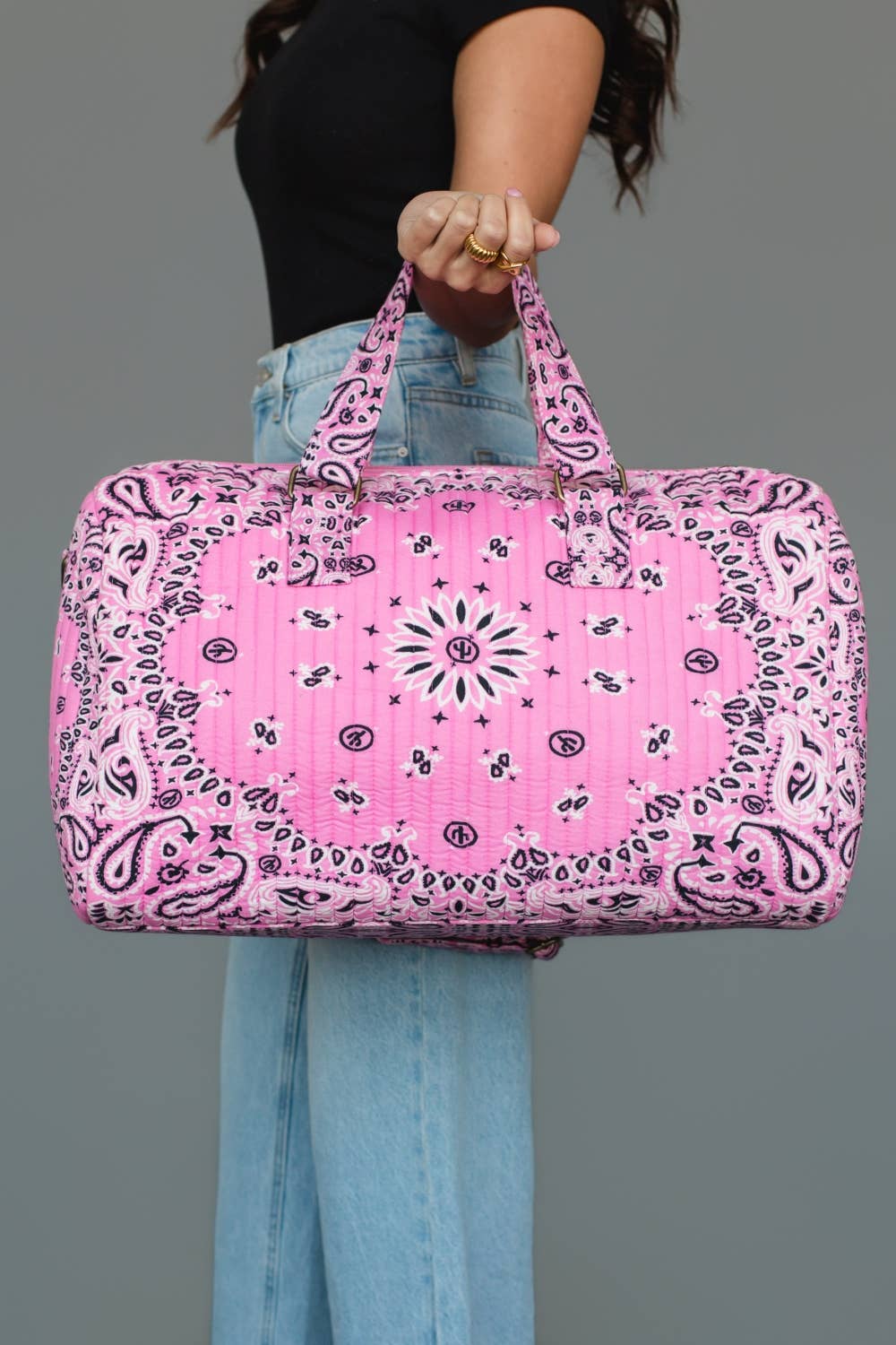Pink Bandana Duffel