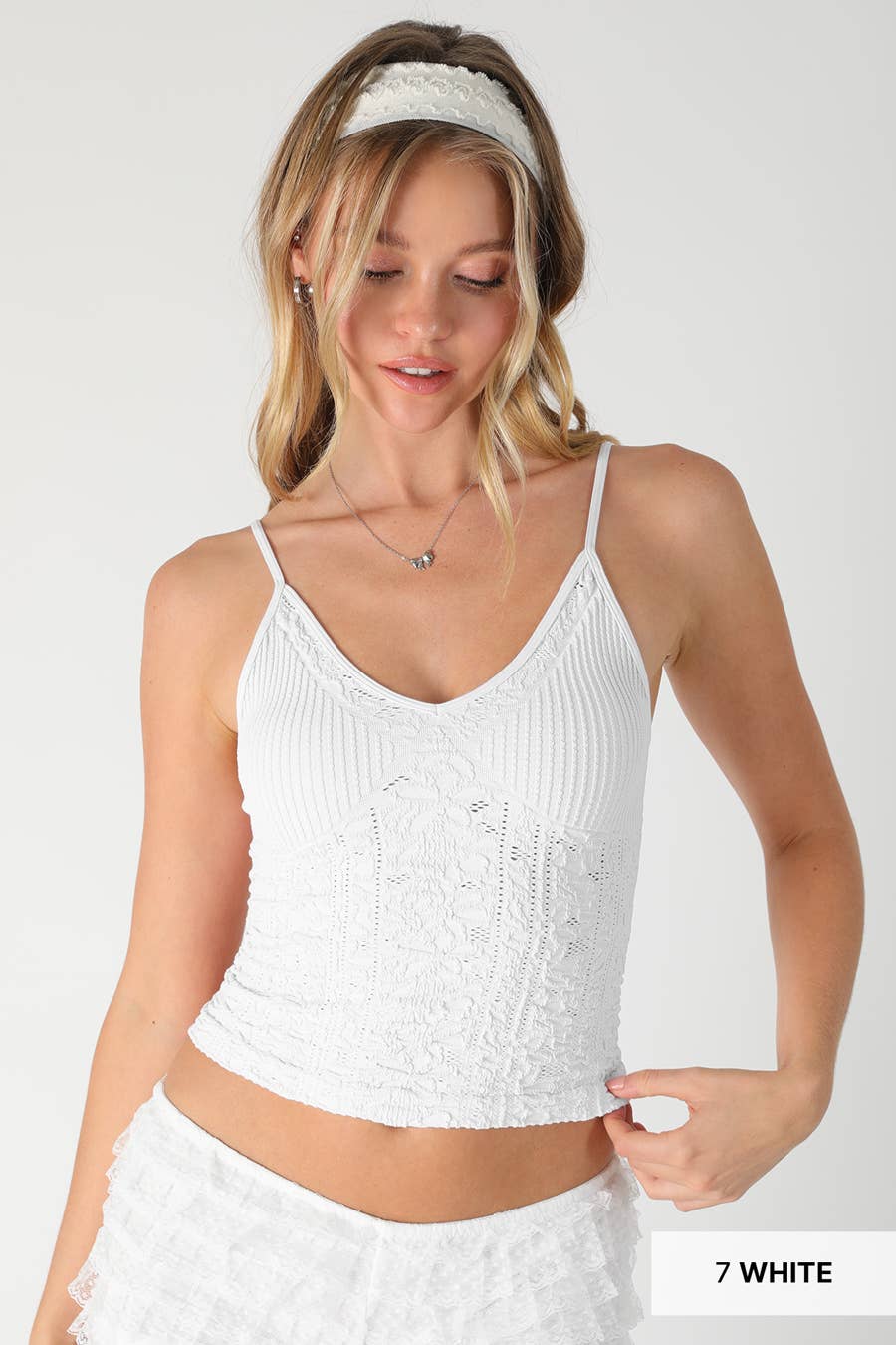 NS8488 - Textured Lace Cami