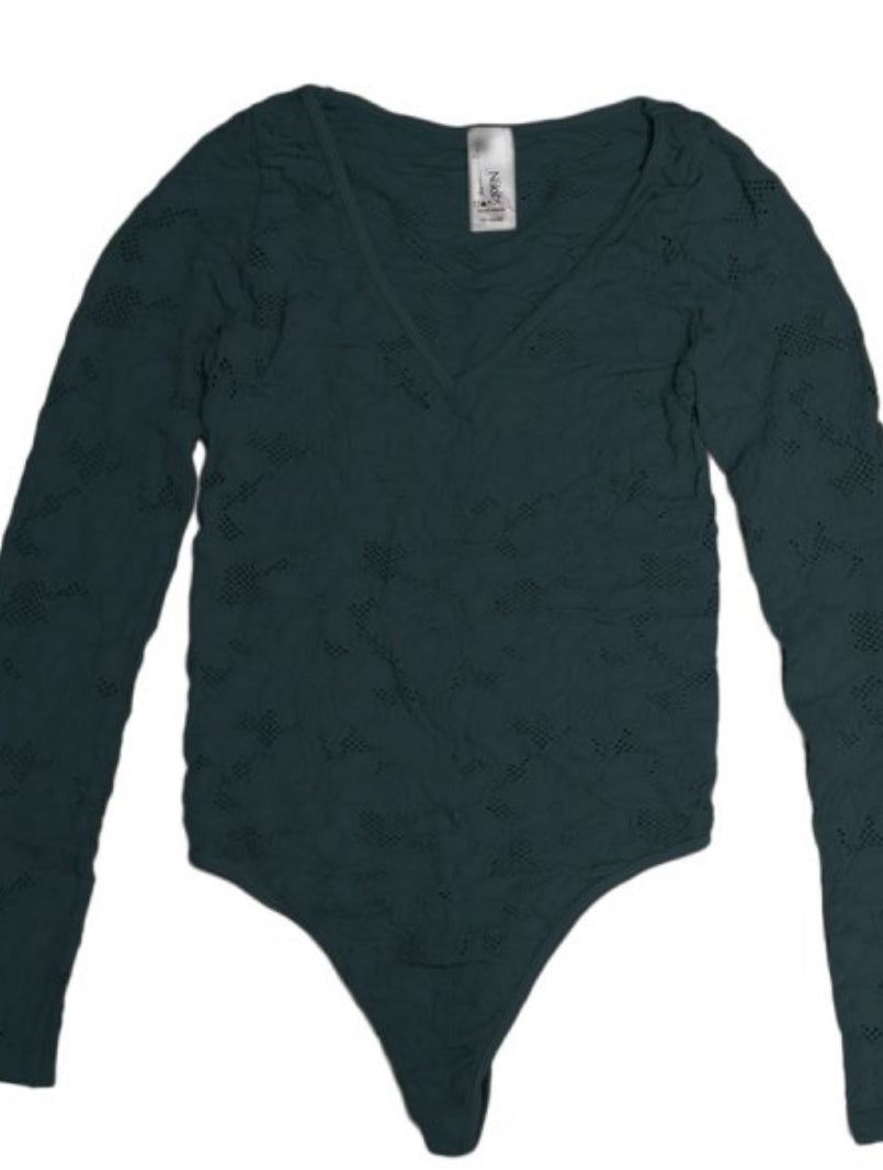 Nikibiki Lace Textured Bodysuit