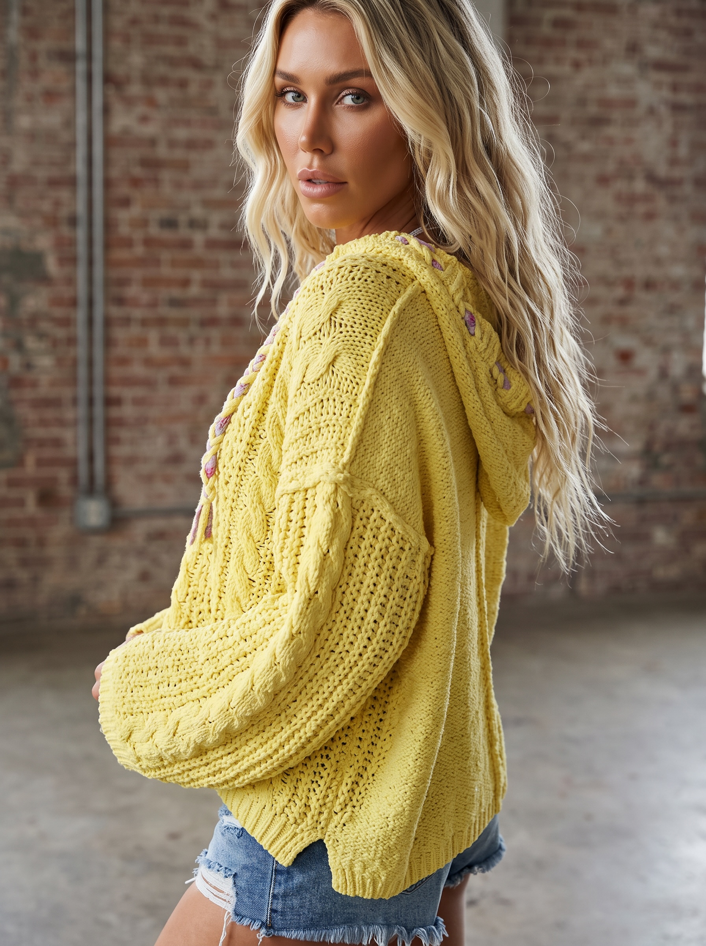 POL Oversize Chenille Hoodie