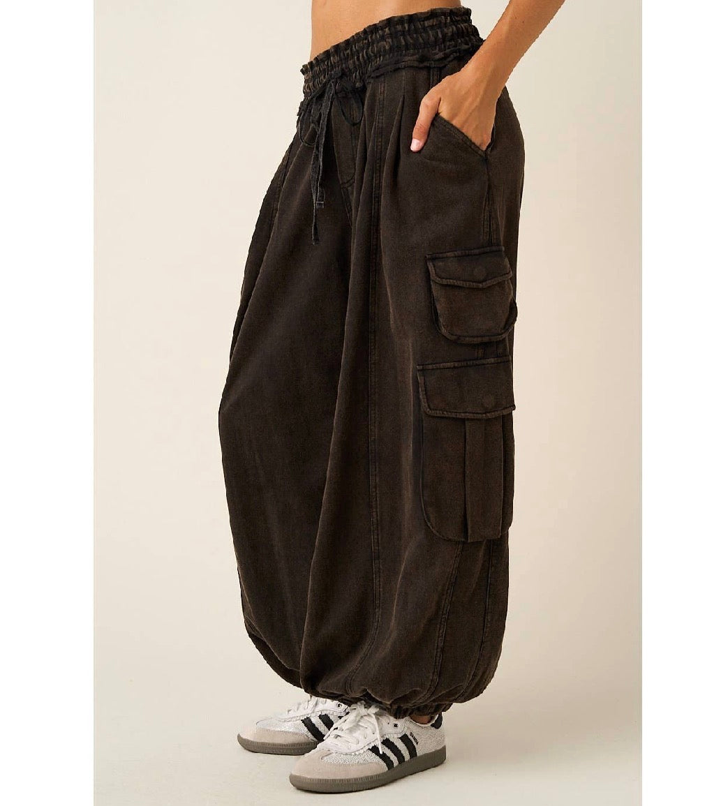 PREORDER - Washed Cargo Baggy Pants