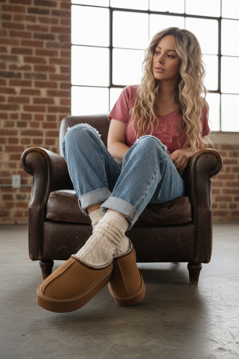 Very G Charlie Platform Slippers