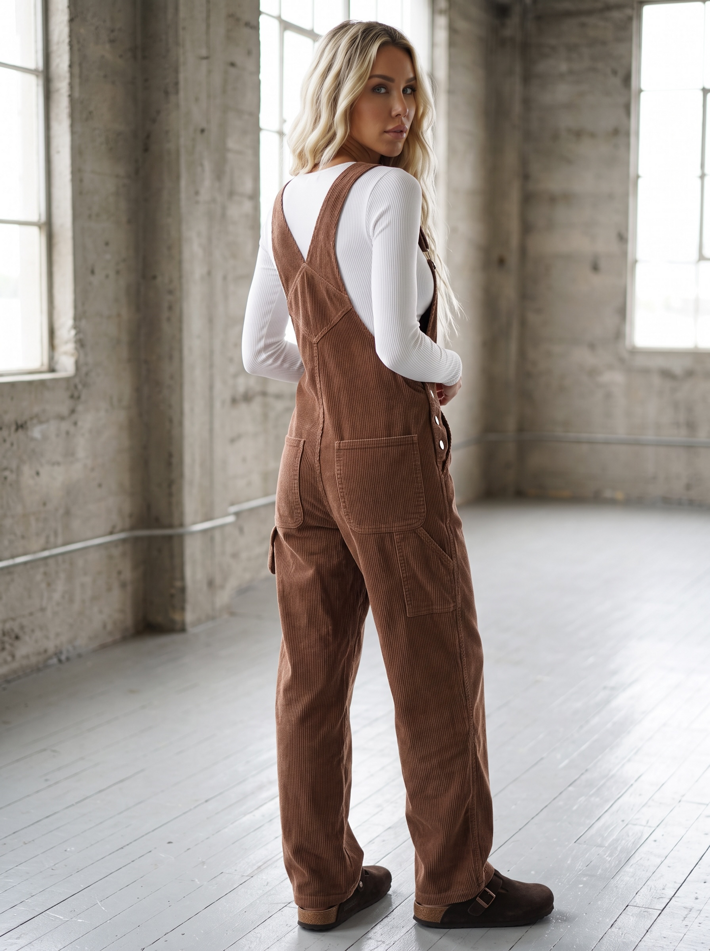 Corduroy Classic Fit Overalls