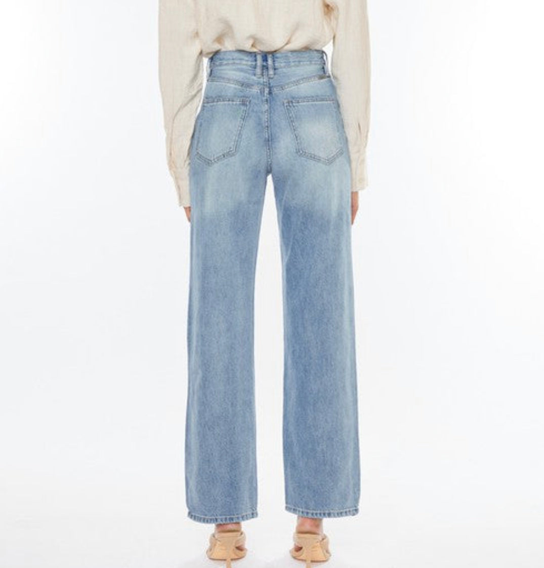 90's Wide Leg Straight Jeans