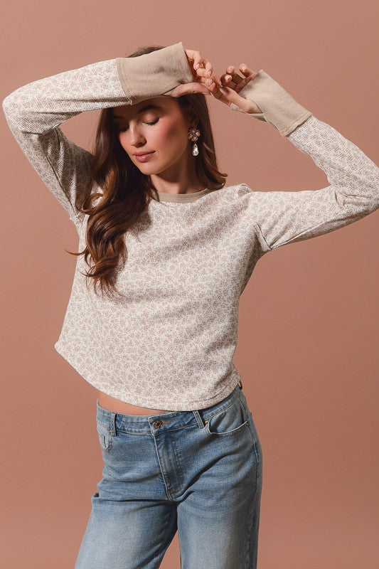 So Me Floral Knit Top