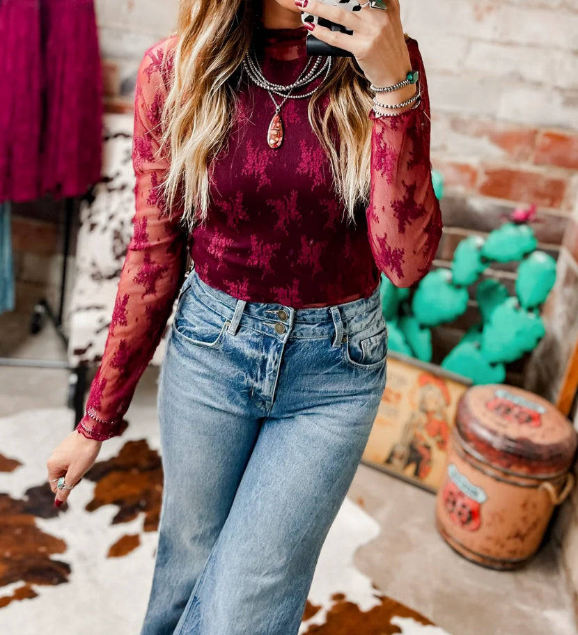 Lace Layering Top