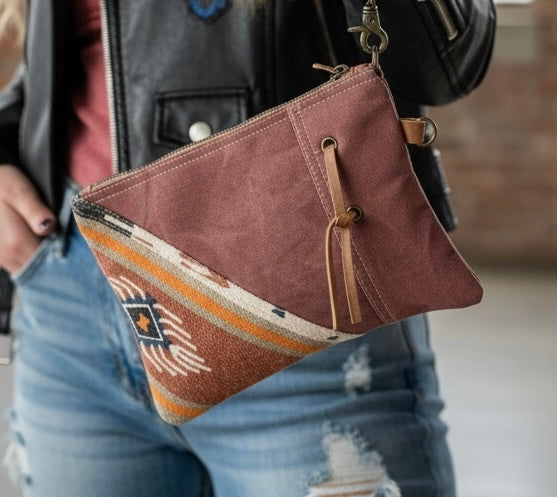 Aztec Wristlet Pouch