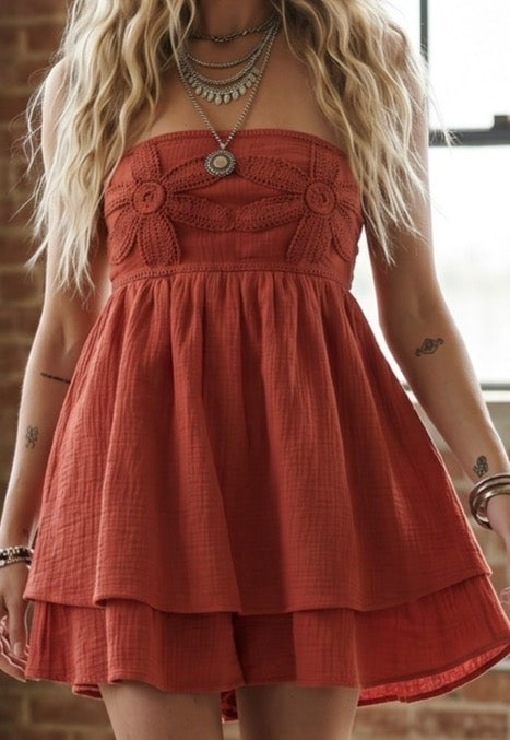 Promesa Crochet Romper