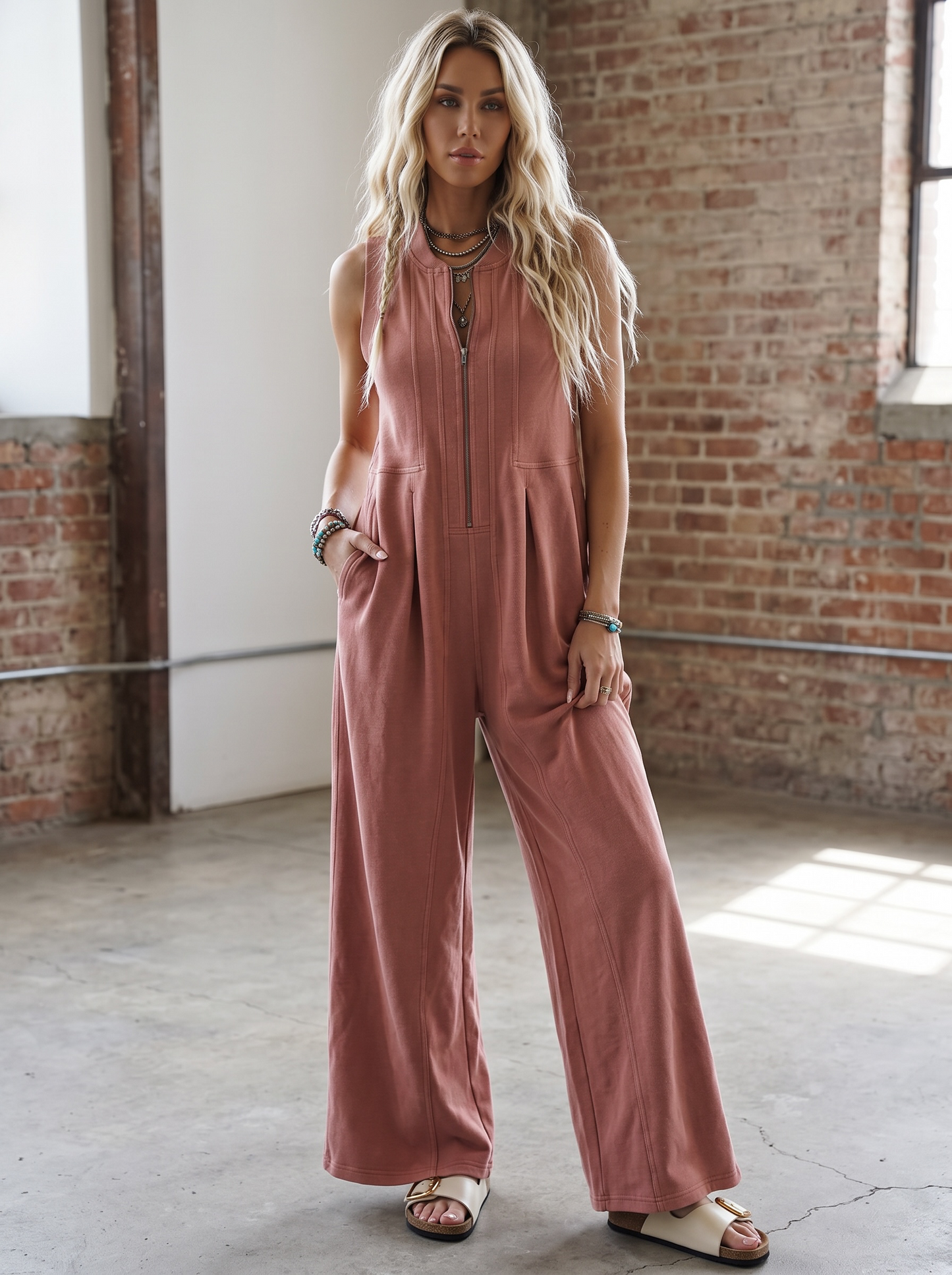 Eesome Mineral Washed Jumpsuit
