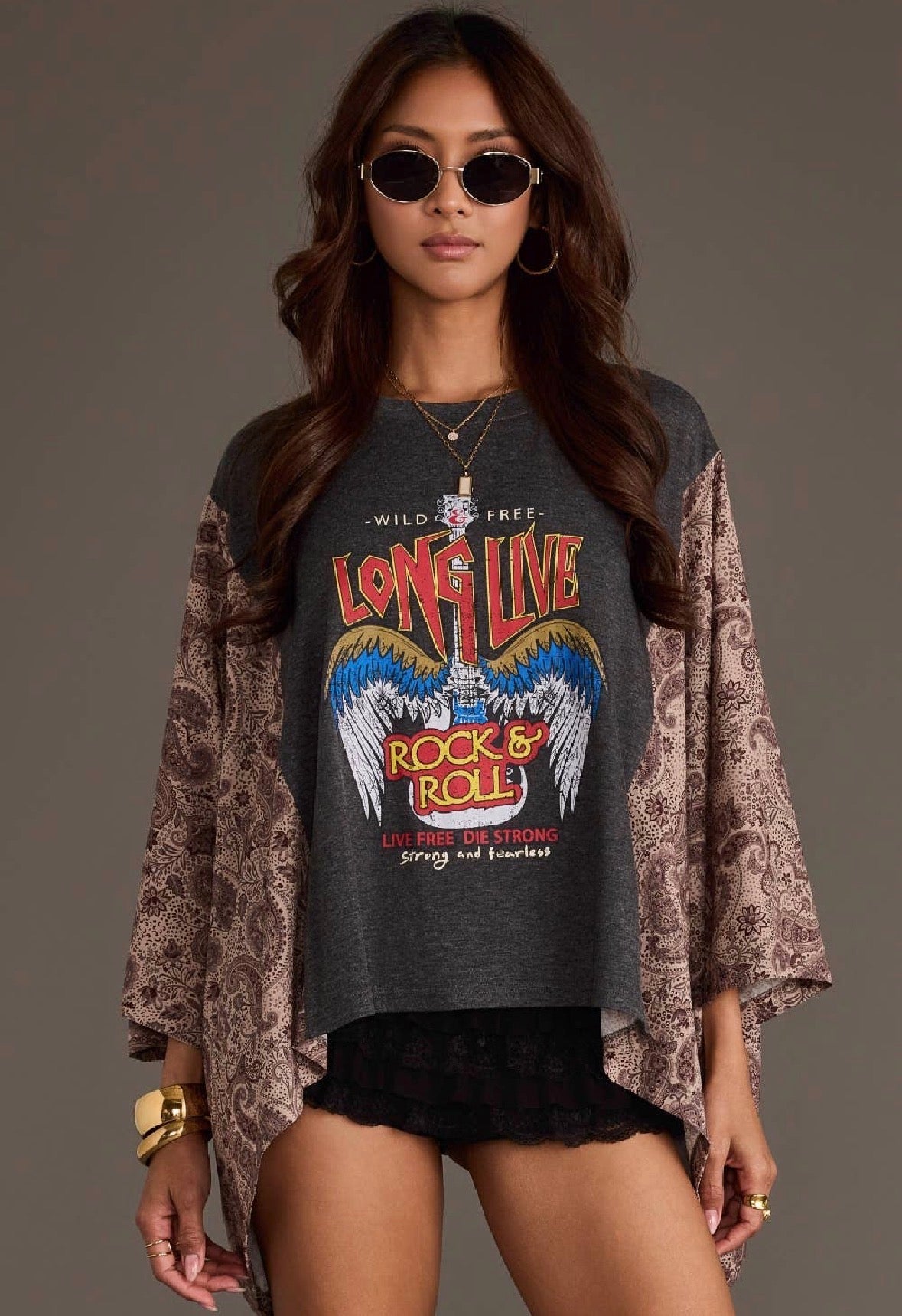 PREORDER - Kimono Sleeve Graphic Tee