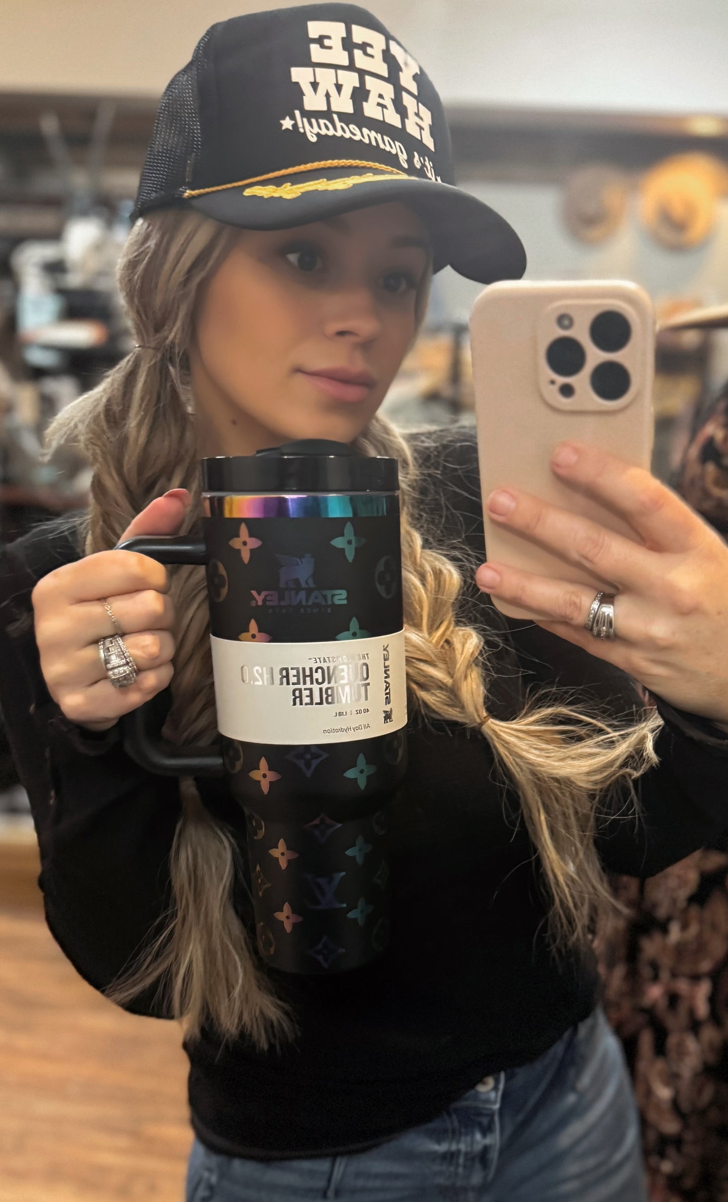 LV Dupe Stanley Tumbler
