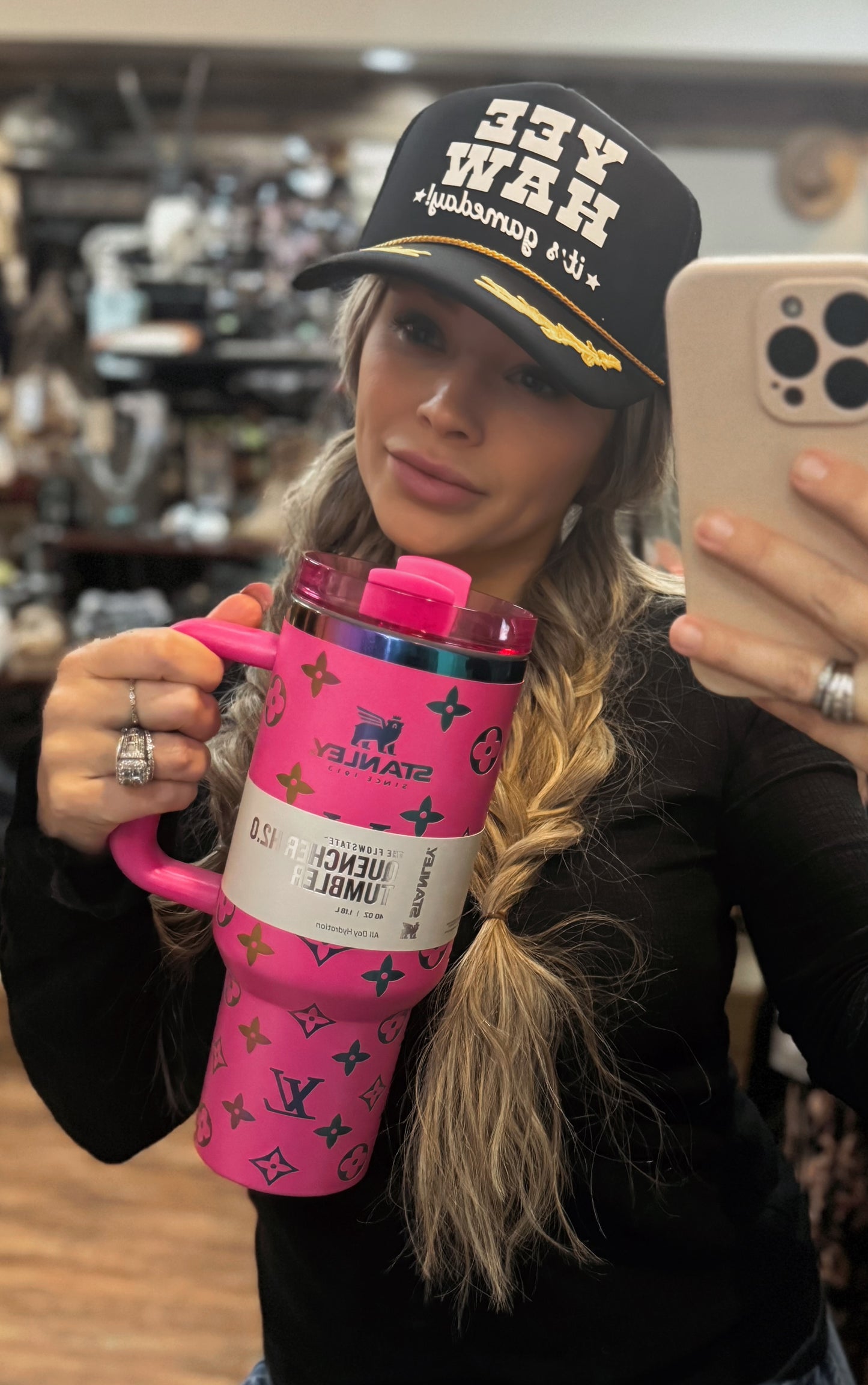 LV Dupe Stanley Tumbler