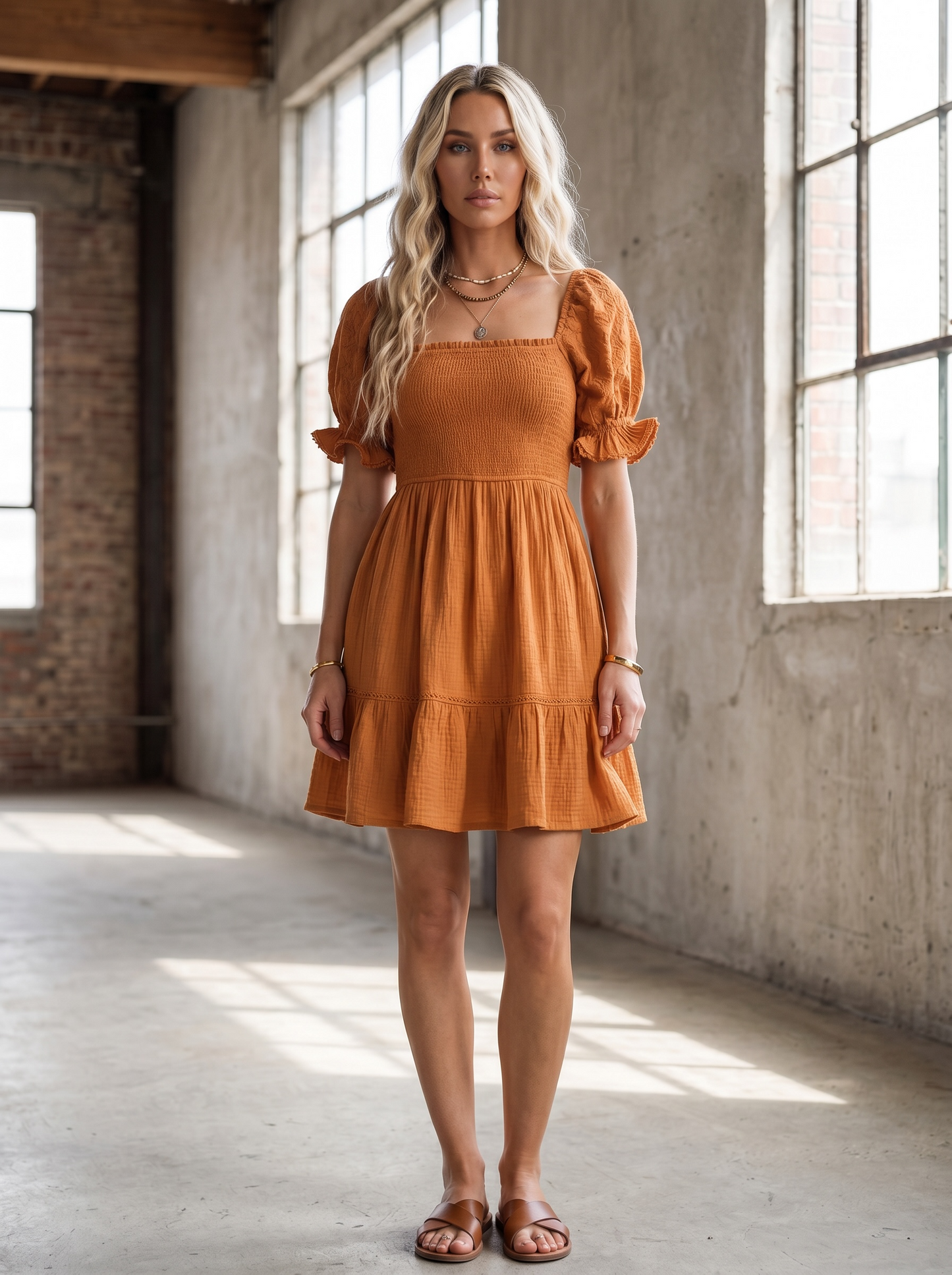 UMGEE Puff Sleeve Dress