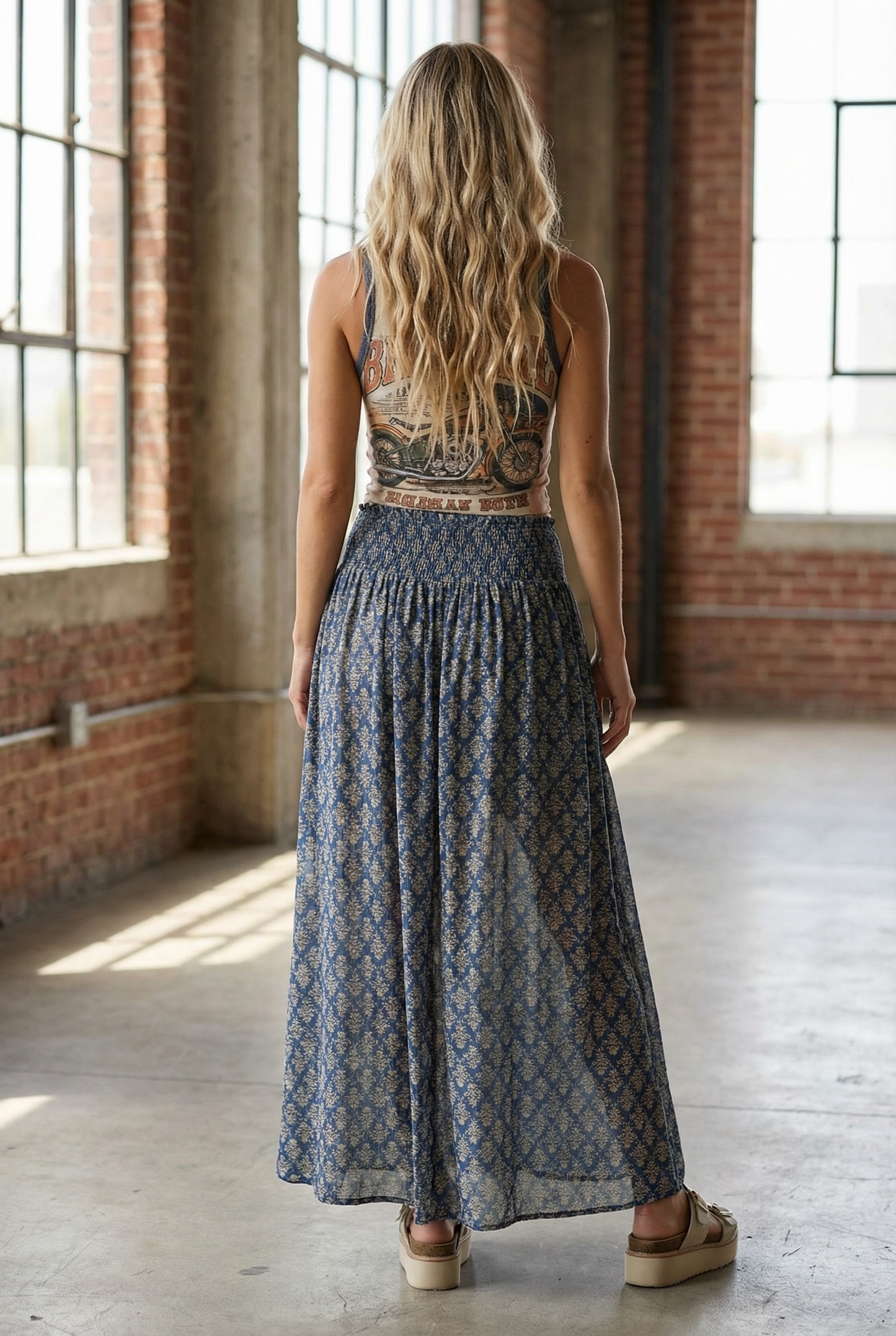 Promesa Floral Maxi Skirt